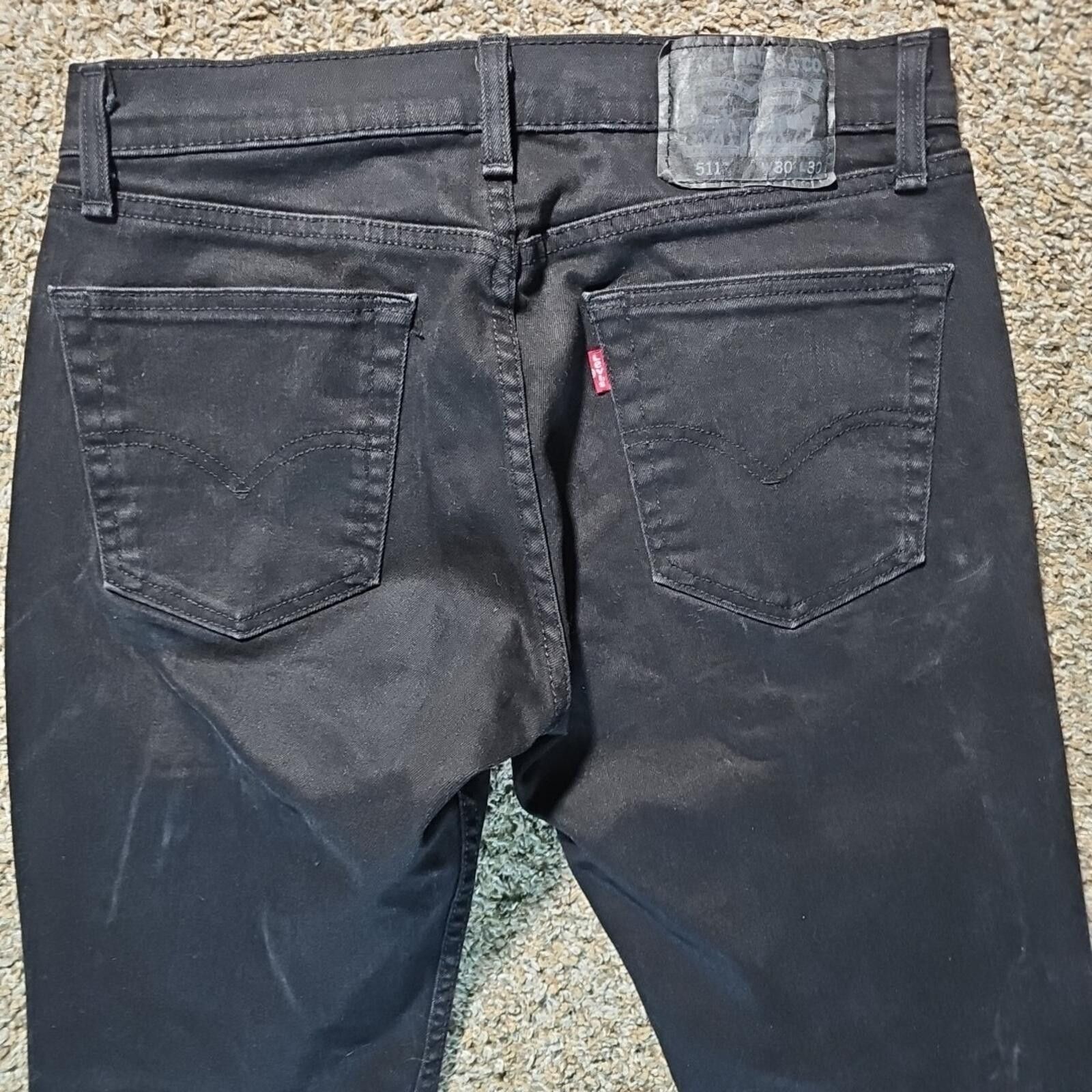 Levi's Levi's 511 Black 30x30 Jeans Size US 30 / EU 46 - 5 Thumbnail