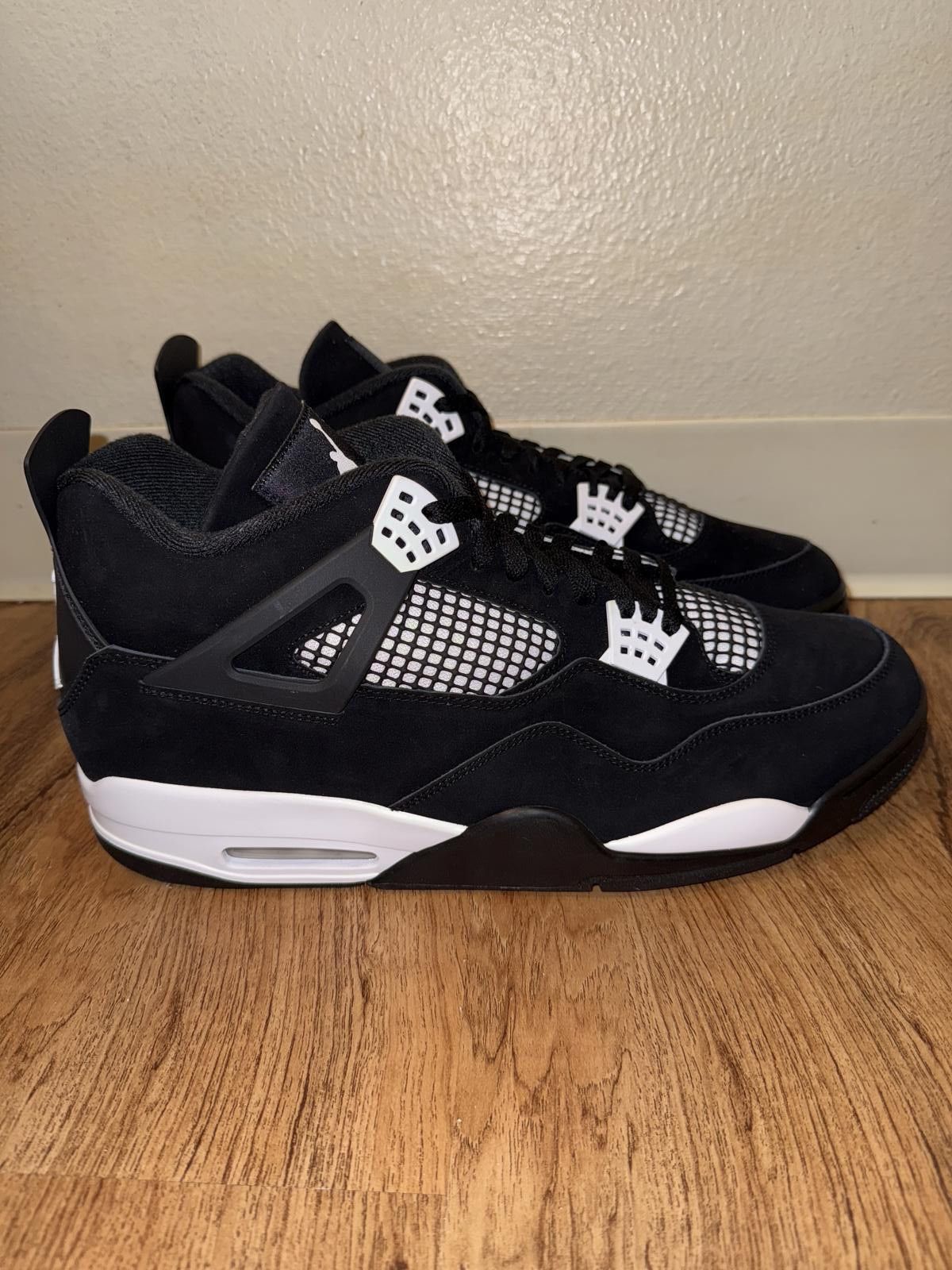 Nike Jordan 4 Retro Black Thunder Size US 15 / EU 48 - 1 Thumbnail