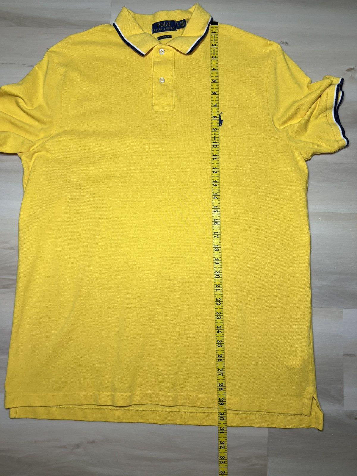 Polo Ralph Lauren Polo Ralph Lauren Men Yellow Tip Classic Fit Polo Michigan Size US L / EU 52-54 / 3 - 7 Thumbnail
