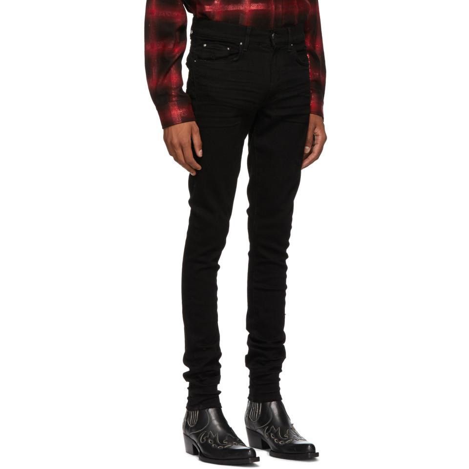 Amiri Amiri black stack denim Size US 36 / EU 52 - 1 Thumbnail