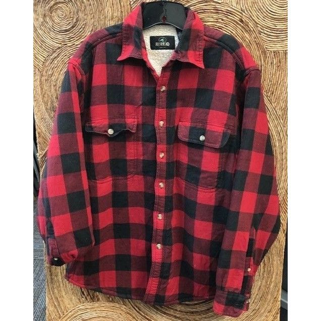 Redhead Chunky Fleece Lined Flannel Shirt Jacket by RedHead Size US M / EU 48-50 / 2 - 1 Thumbnail