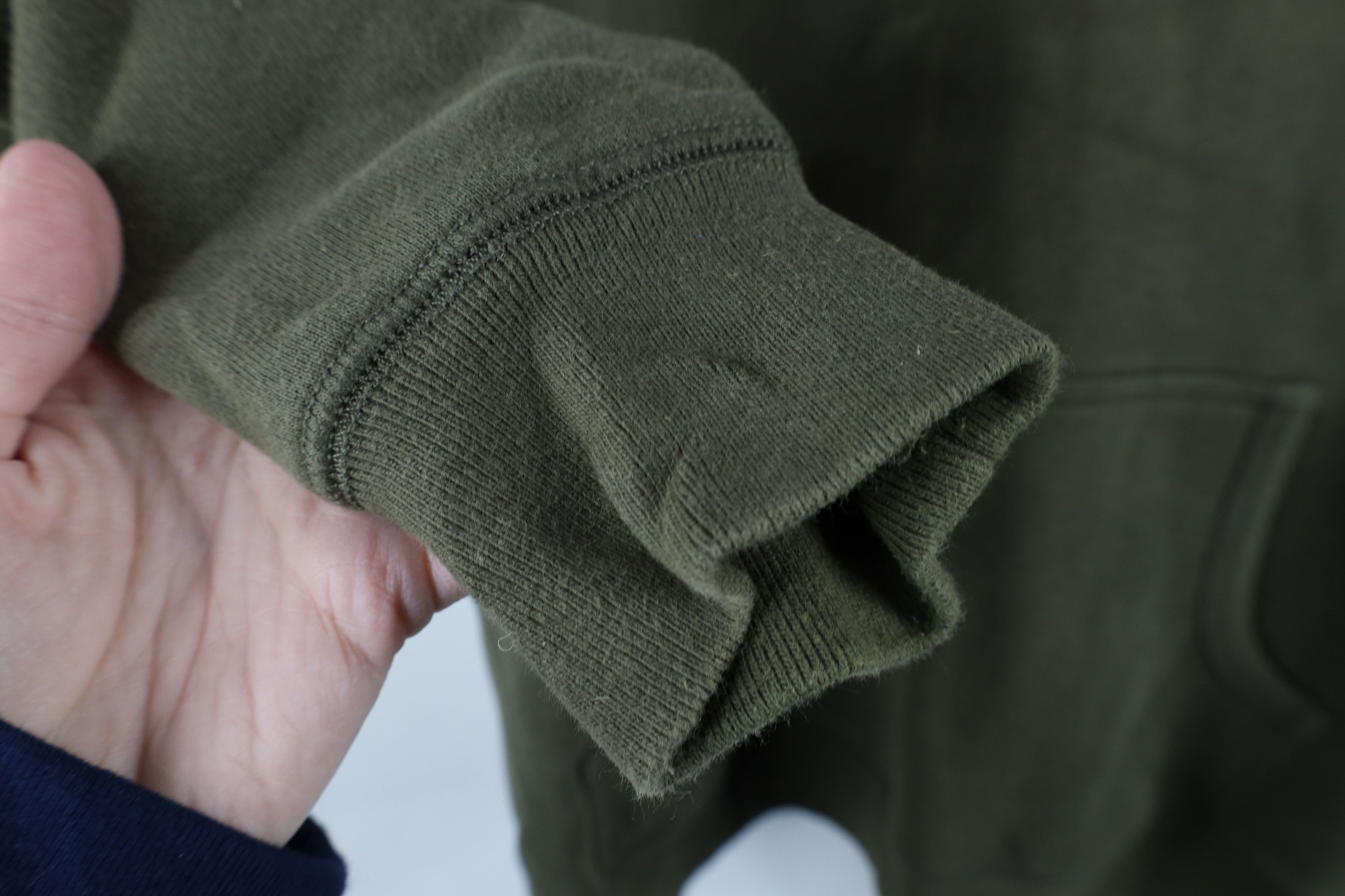 Eddie Bauer × Vintage Vintage Eddie Bauer Spell Script Heavyweight Hoodie Green Size US L / EU 52-54 / 3 - 8 Thumbnail