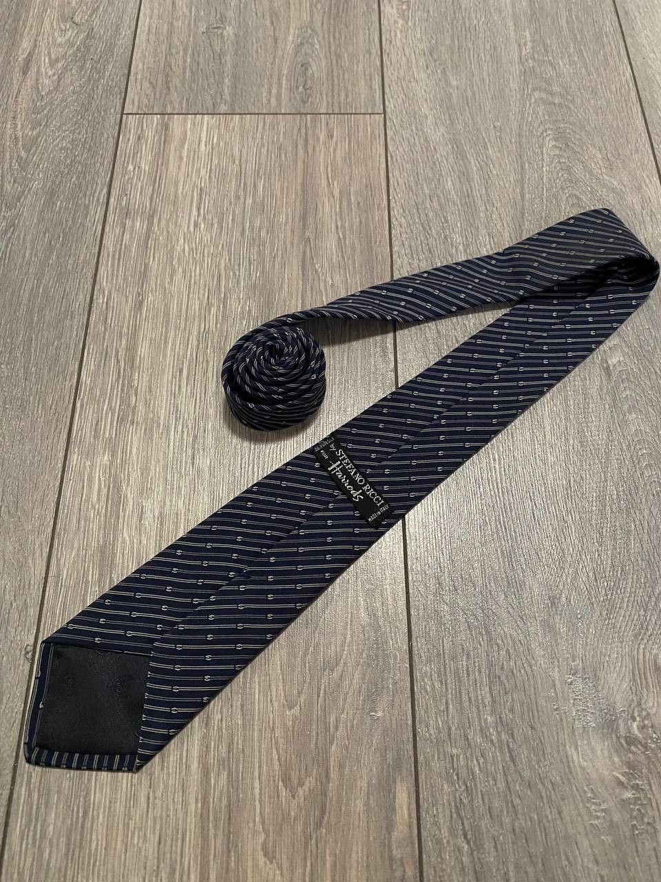 Stefano Ricci Vintage Stefano Ricci For Harrods Tie Monogram 100% Silk Size ONE SIZE - 3 Thumbnail