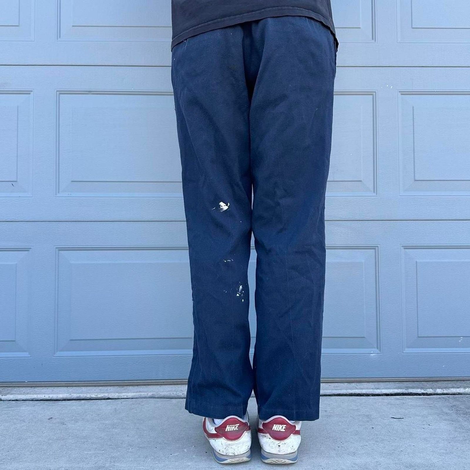 Dickies Vintage baggy navy dickies 874 Size US 33 - 4 Thumbnail