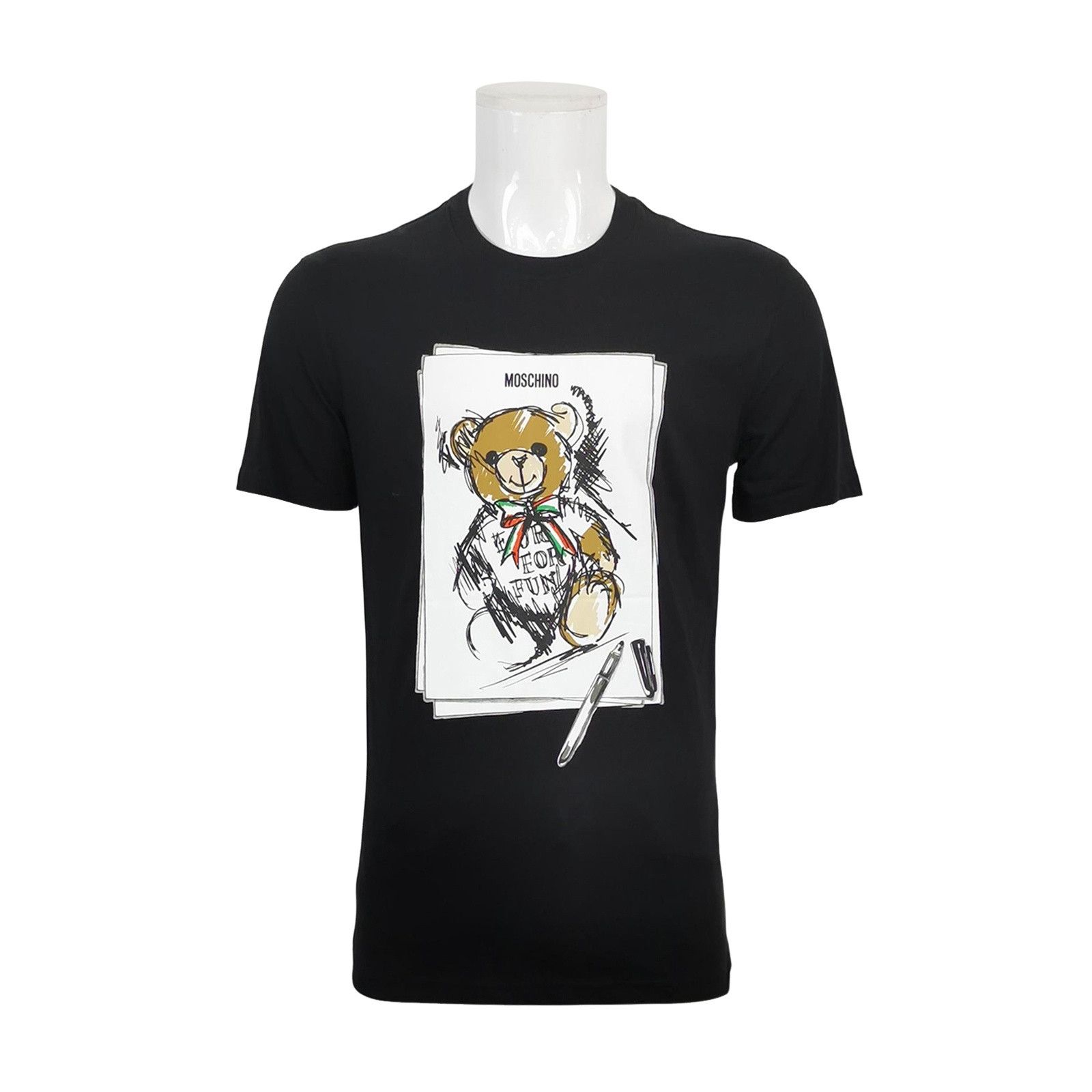 Moschino Moschino Teddy Bear Graphic T-Shirt Size S Size US S / EU 44-46 / 1 - 1 Thumbnail