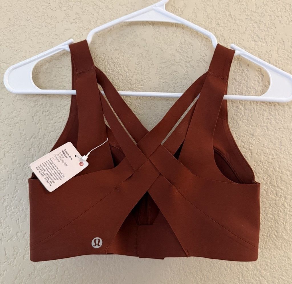 Lululemon LULULEMON ENLITE WEAVE BRA DATE BROWN COLOR SIZE 32B NWT Size S / US 4 / IT 40 - 2 Thumbnail