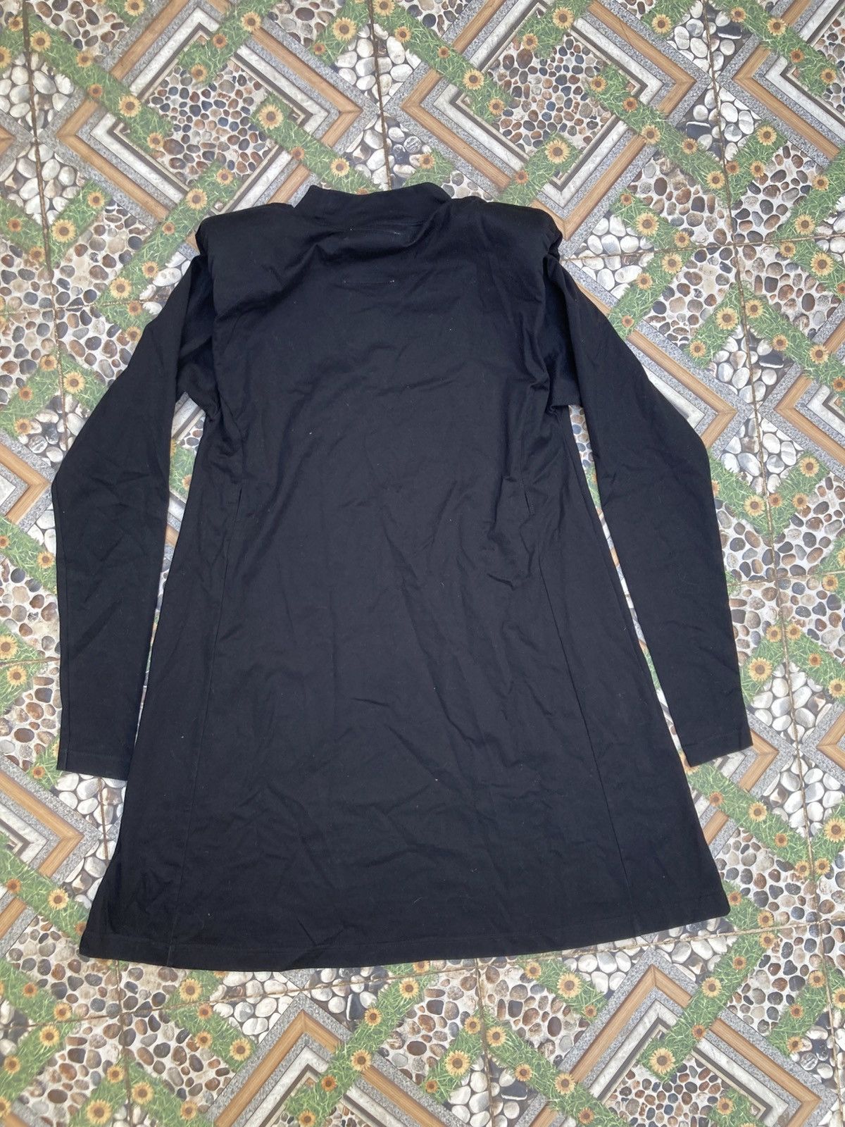 Maison MIHARA YASUHIRO High-Neck Cutsew Dress with Shoulder Pads Avant Garde Size S / US 4 / IT 40 - 2 Thumbnail
