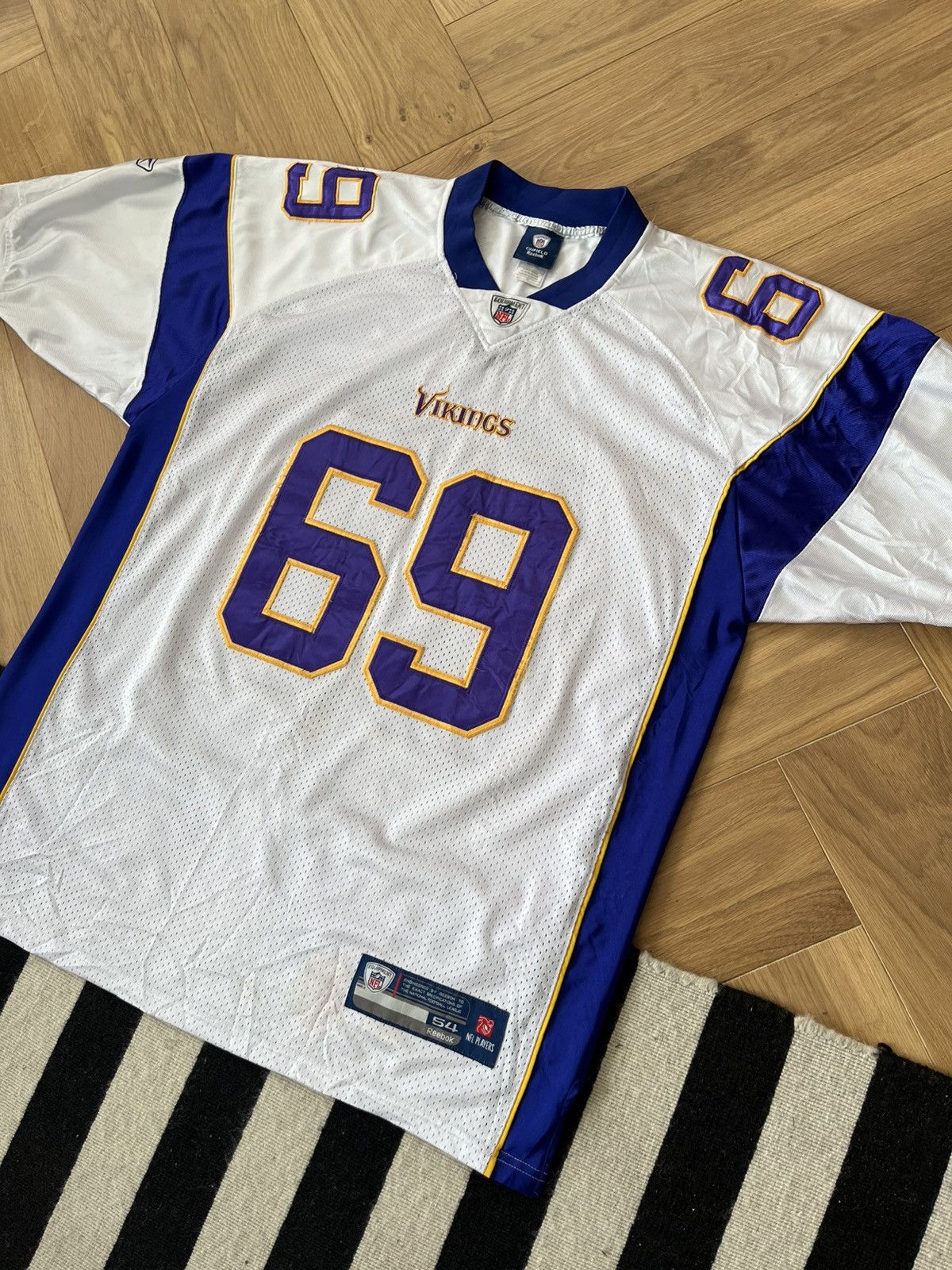 Reebok Vintage Minnesota Vikings #69 Jared Allen Reebok On-Field Size US XXL / EU 58 / 5 - 3 Thumbnail
