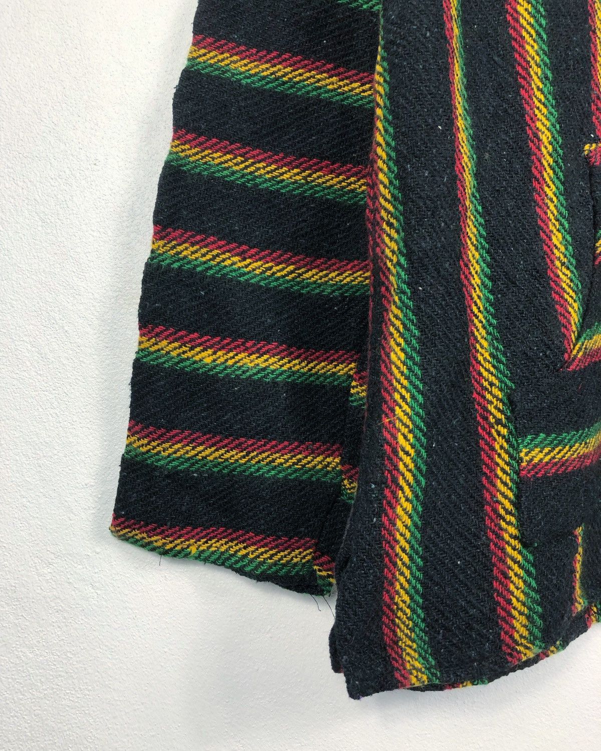 Mexican Threads Rare Vintage Baja Billy's Rasta Mexican Drug Rugs Hoodie Size US XL / EU 56 / 4 - 5 Thumbnail