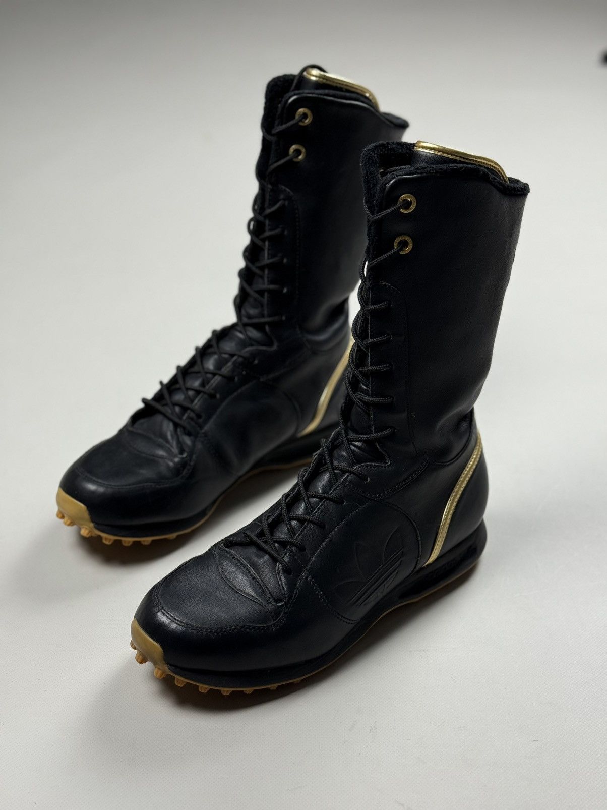 Adidas Adidas Missy Elliott Respect Me Y2K High Leather Boots Shoes Size US 8 / IT 38 - 13 Thumbnail