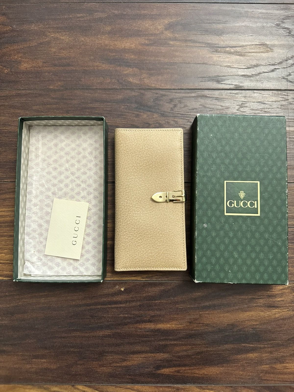 Gucci Gucci vintage wallet with a box Size ONE SIZE - 2 Thumbnail