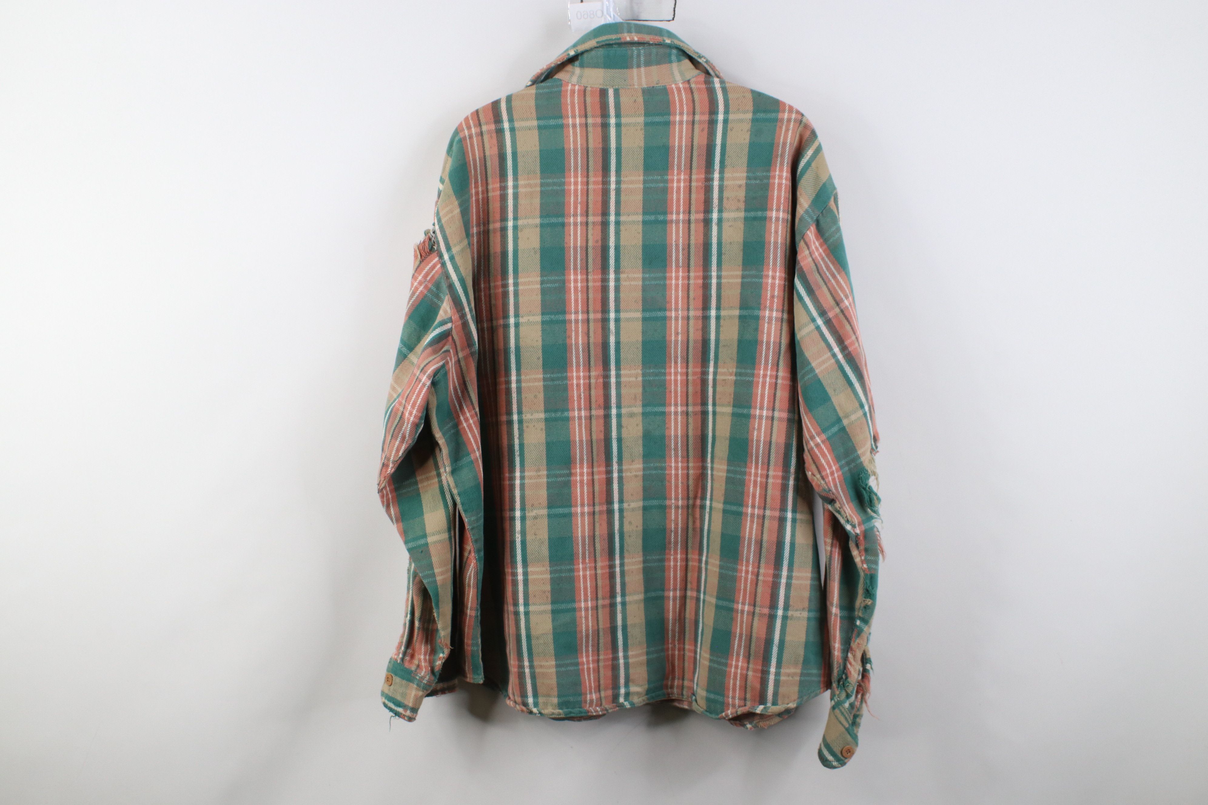 Vintage AS IS Vintage 70s Big Mac Collared Button Shirt Plaid USA Size US XL / EU 56 / 4 - 14 Thumbnail