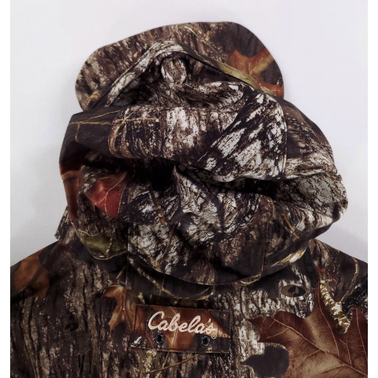 Vintage Cabela's Dry-Plus Mossy Oak Breakup Camo Hunting Jacket Hooded Mens XL Camo Hunting Jacket Mens XL Mossy Oak Breakup Camo Dry-Plus Cabela's Size US XL / EU 56 / 4 - 6 Thumbnail
