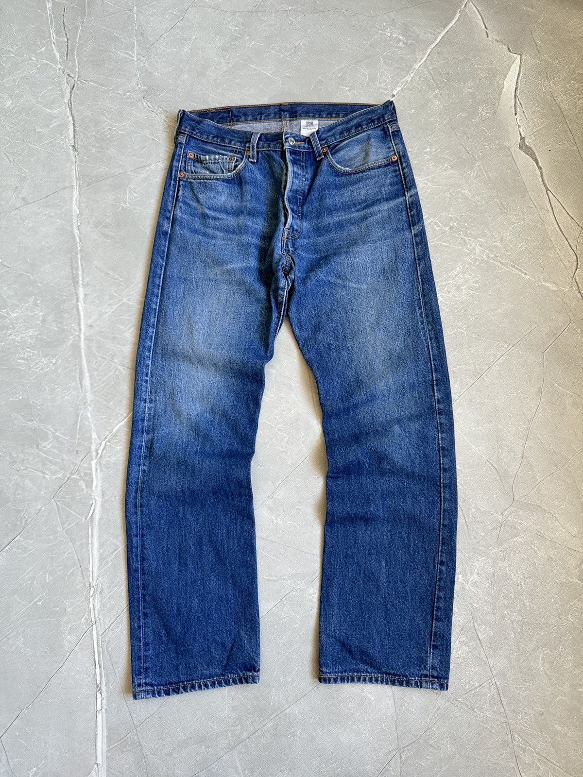 Levi's Levi’s 501 Vintage Jeans Blue Washed 33x32 Size US 33 - 2 Thumbnail