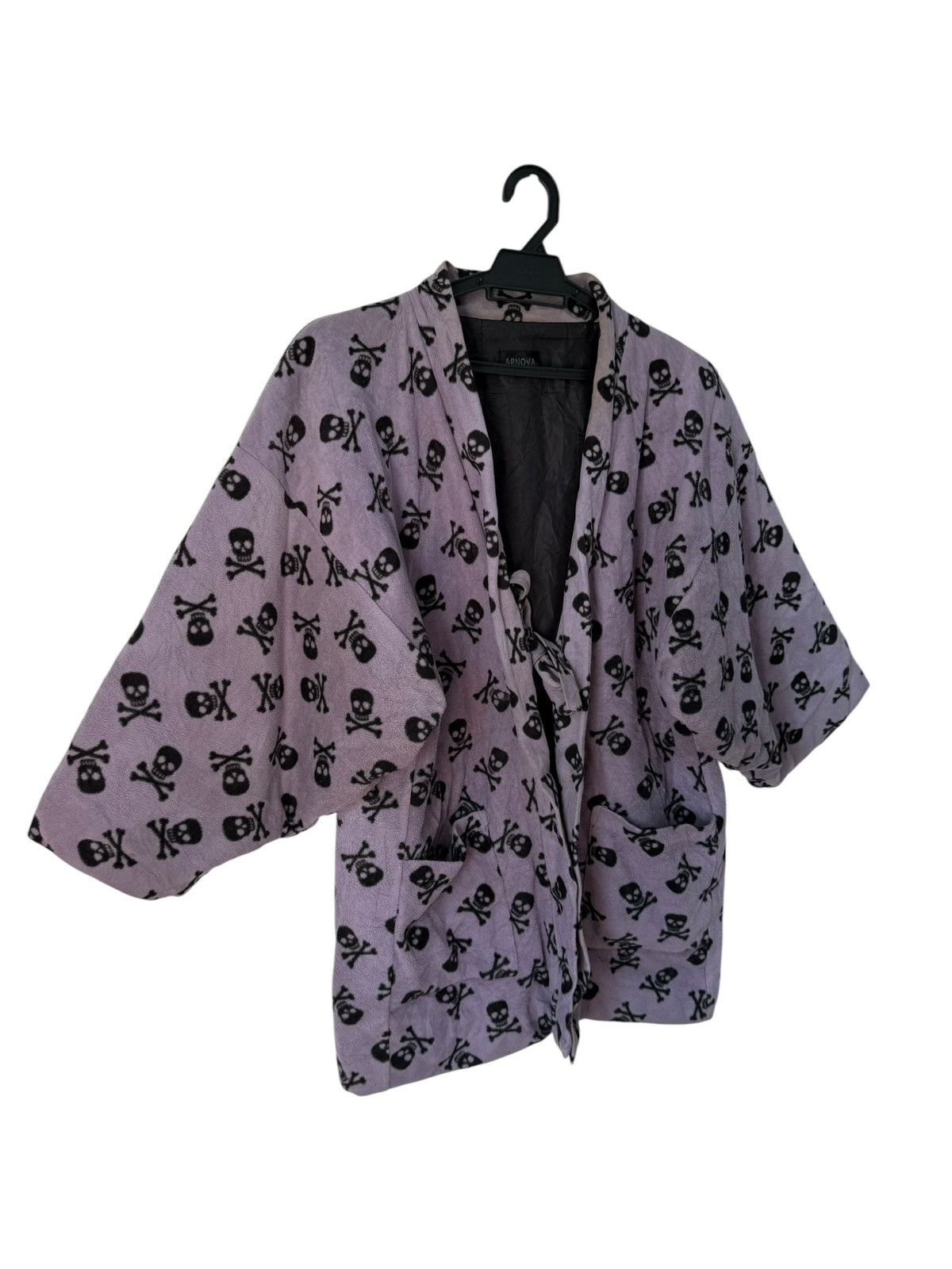 Mastermind Japan Japanese Brand Arnova Kimono Style Skull Design Overprint Size US M / EU 48-50 / 2 - 3 Thumbnail