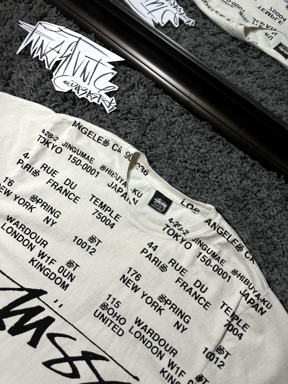 Stussy Stüssy Locations Pigment Dyed Tee Size US M / EU 48-50 / 2 - 3 Thumbnail