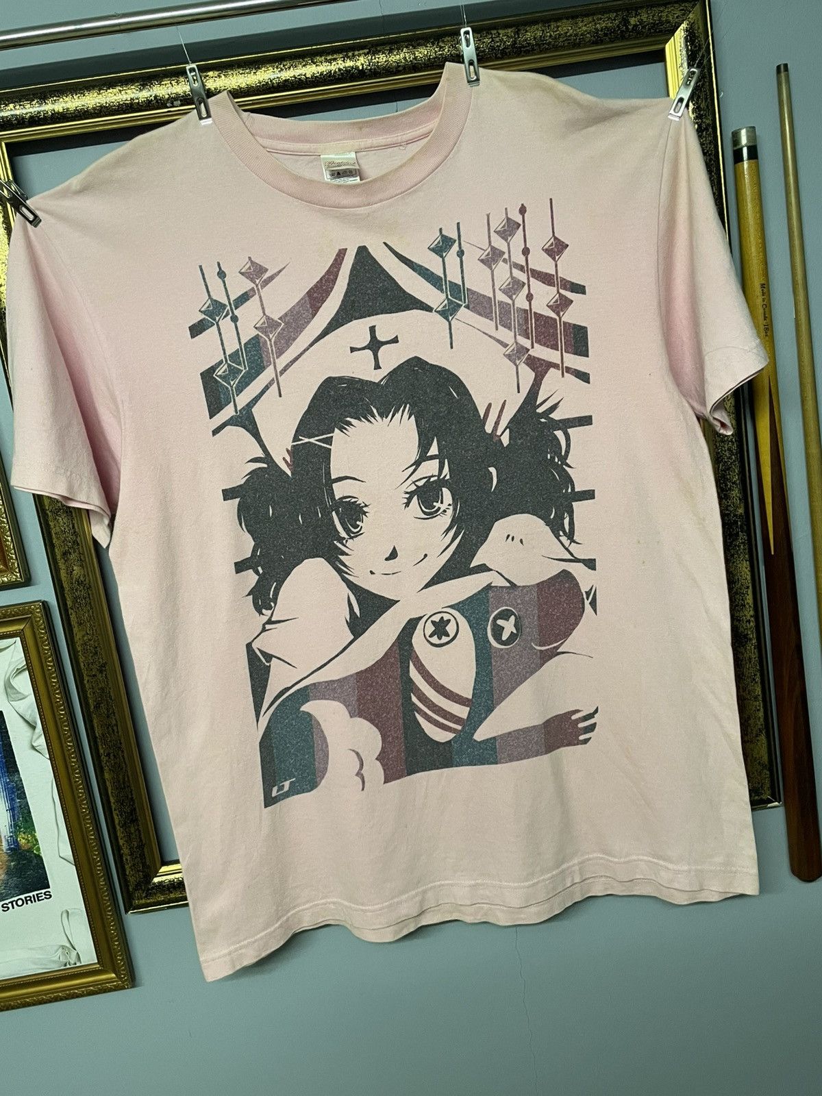 Designer × Japanese Brand × Vintage Vintage 90s Japan Anime Fantasy Cutie Honey Faded Pink Tee Size US L / EU 52-54 / 3 - 2 Thumbnail
