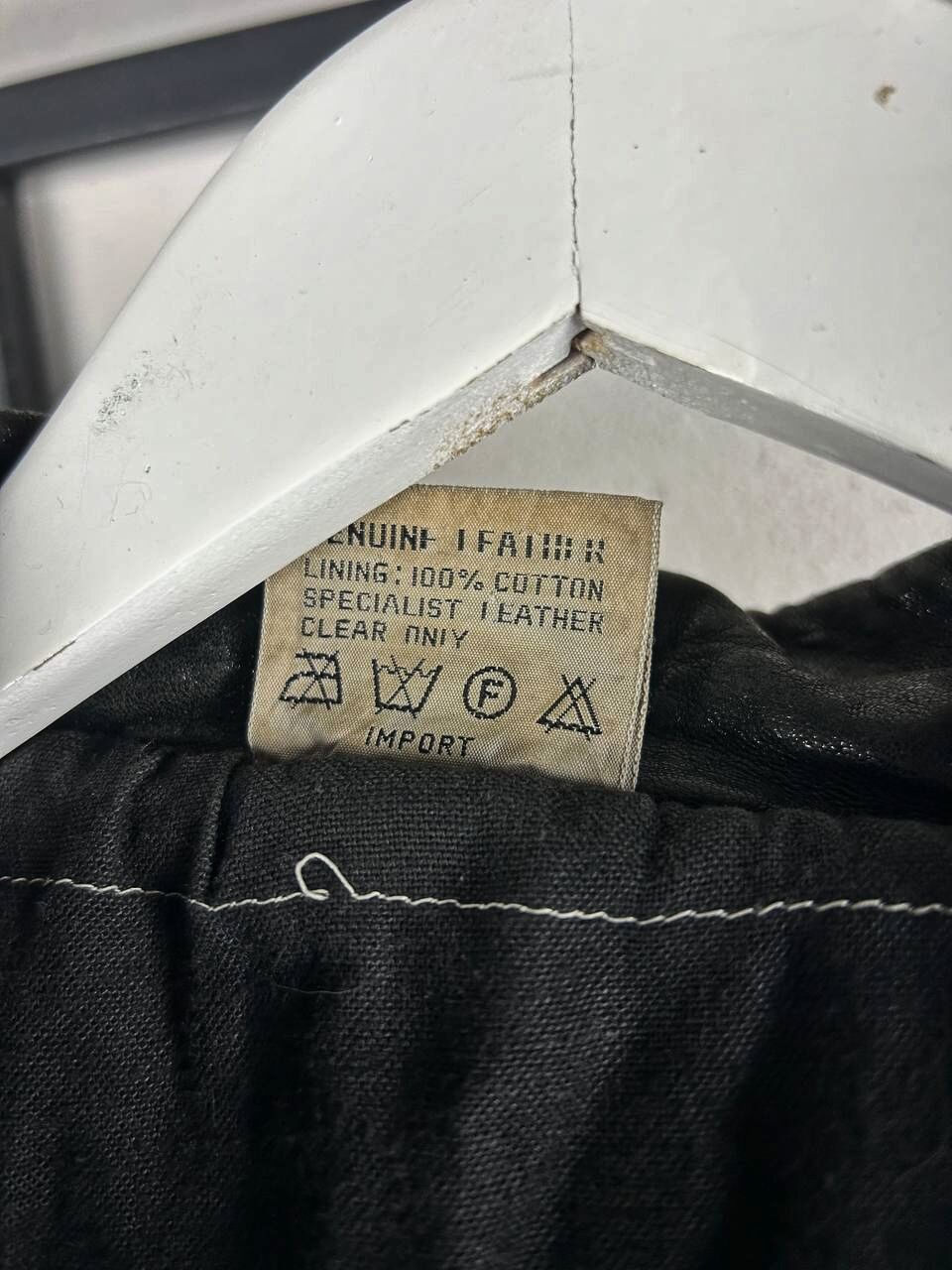 Japanese Brand Washed Japanes Cropped Boxy Leather Jacket Asymmetrical ZIP Size US L / EU 52-54 / 3 - 12 Thumbnail