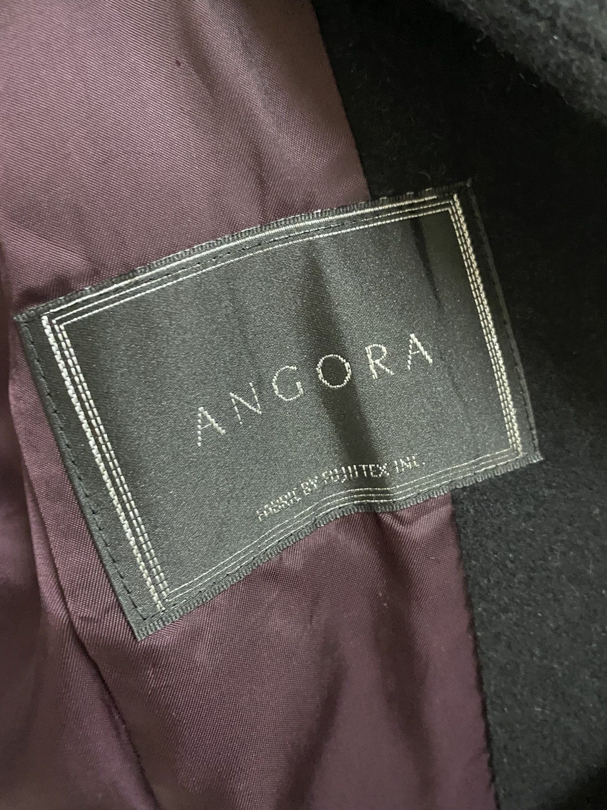 Japanese Brand Ined By Angora Wool Coat Jacket Black Size M / US 6-8 / IT 42-44 - 10 Thumbnail