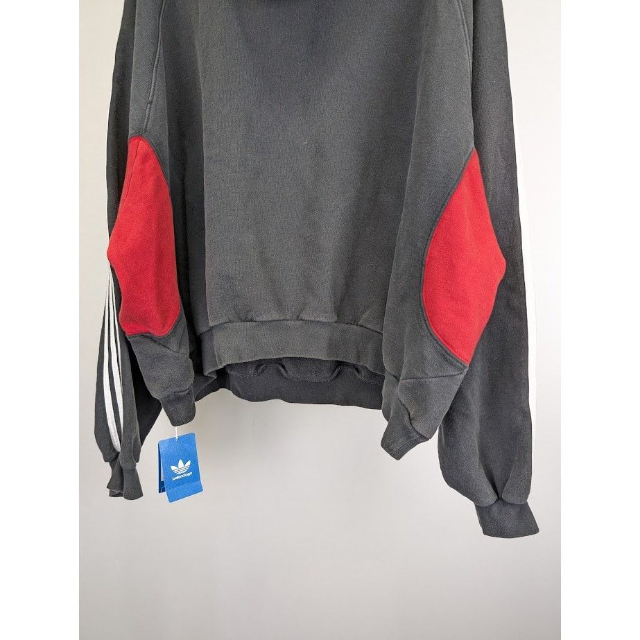 Balenciaga o1rshd1 Pullover Hoodie in Multicolor Size US M / EU 48-50 / 2 - 18 Thumbnail