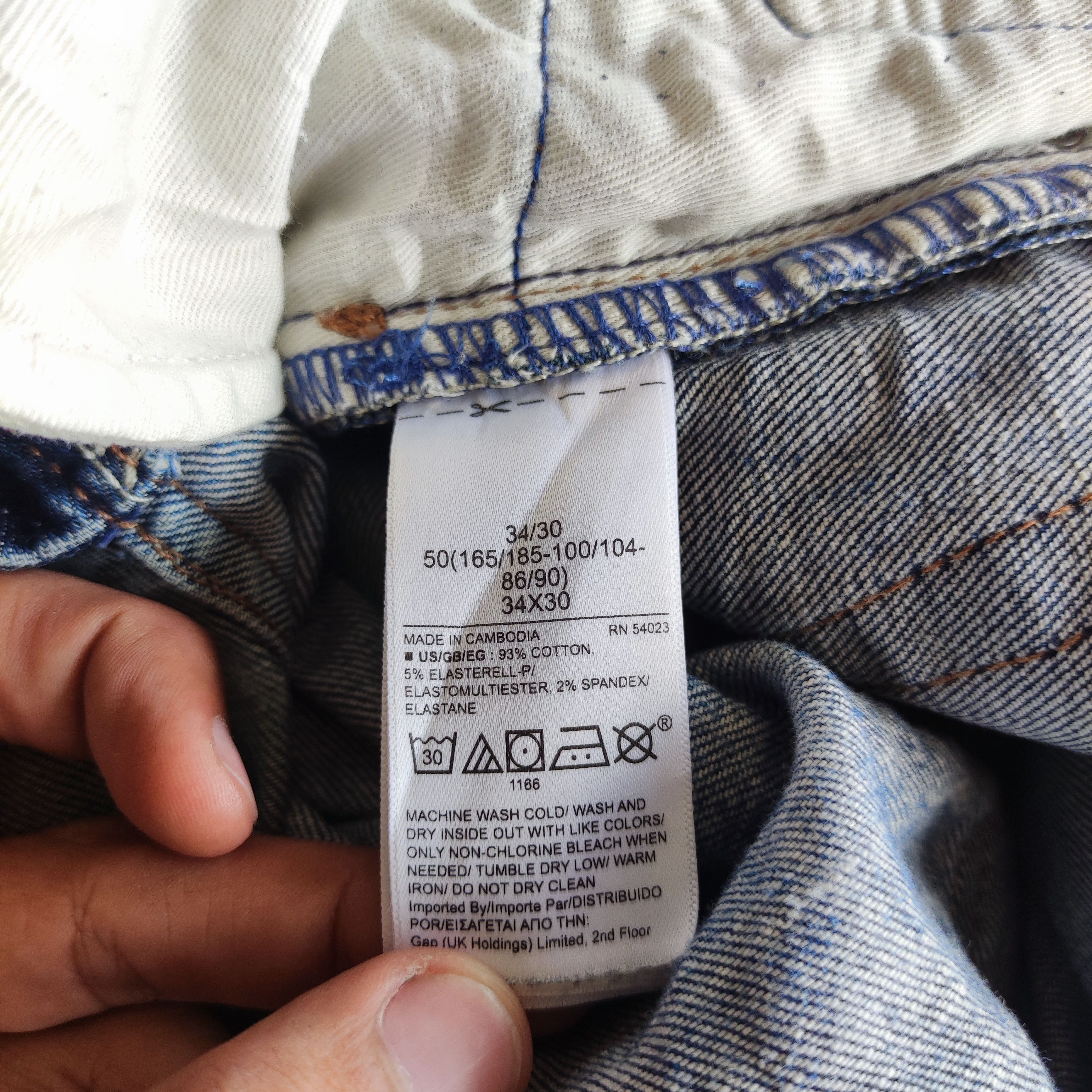 Gap Vintage GAP Brand Baggy Jeans Denim Pants Size US 37 - 6 Thumbnail