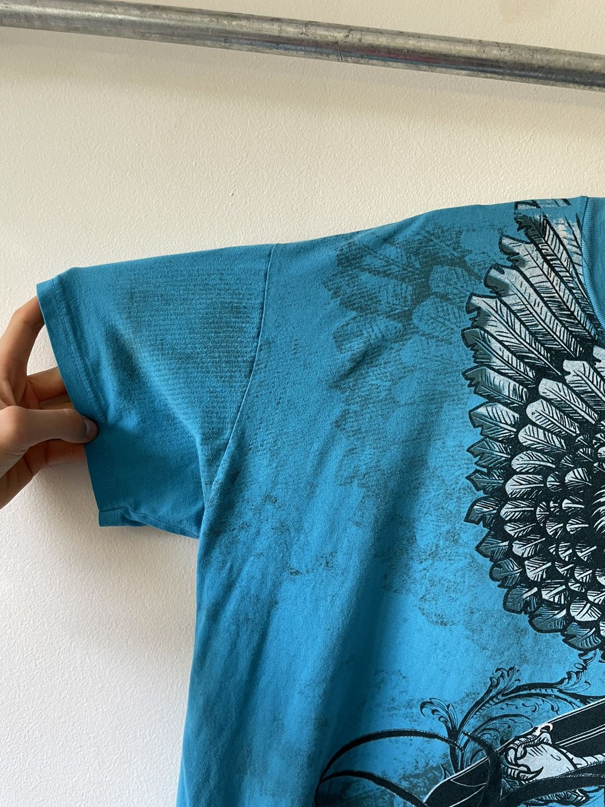 Vintage Vintage Y2K Xzavier Eagle Sword Shield tee Size US XL / EU 56 / 4 - 6 Thumbnail
