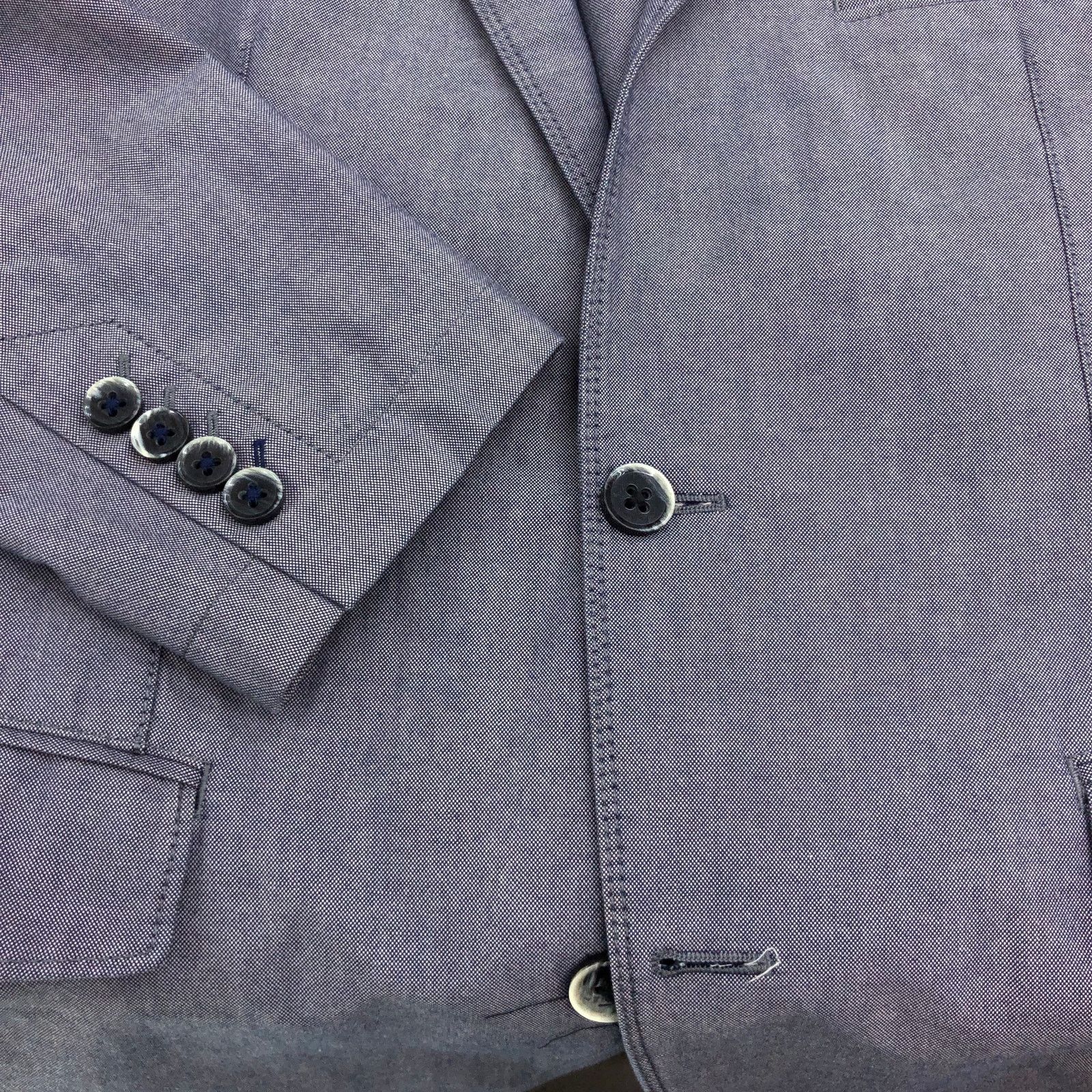 Hugo Boss Hugo Boss Sz 40R Sport Coat Morell Cotton Unstructured Gray Size 40R - 20 Thumbnail