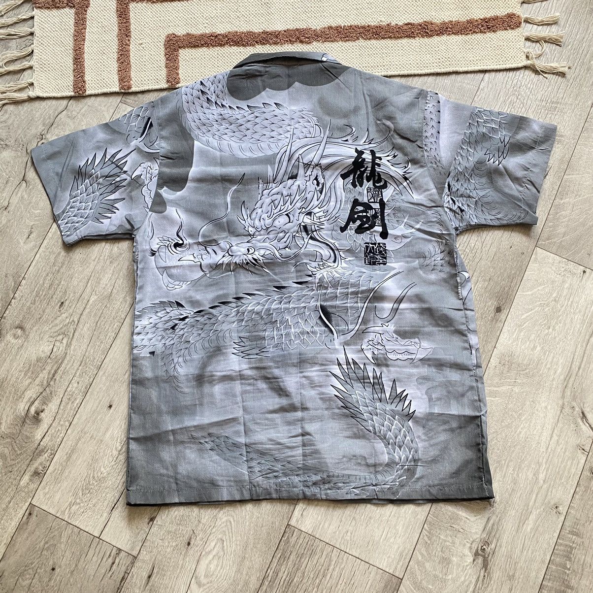 Japanese Brand VINTAGE JAPANESE DRAGON FULL PRINT SHIRT Size US XL / EU 56 / 4 - 2 Thumbnail