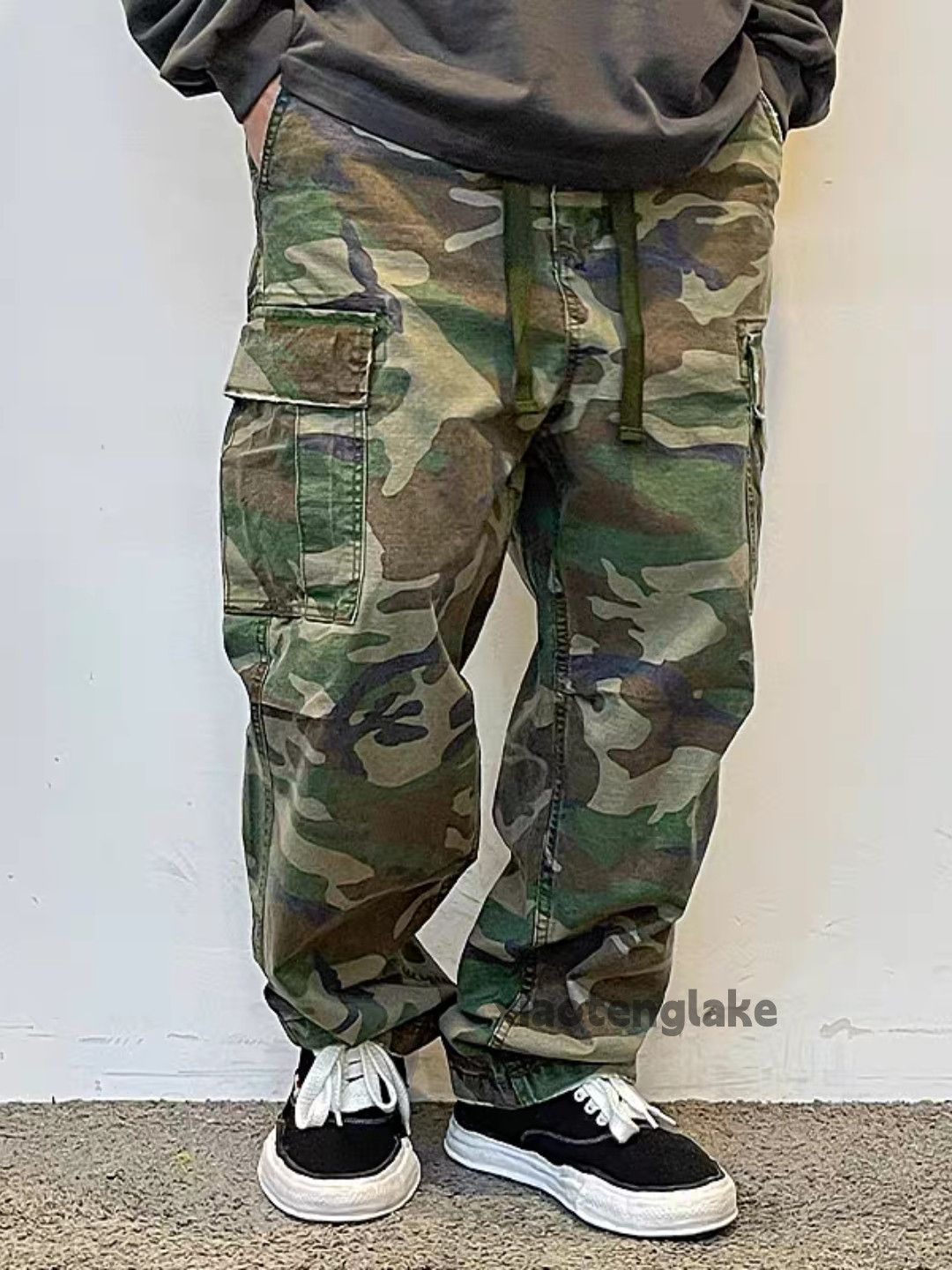 Designer × Japanese Brand × Vintage utility military loose baggy camo skate cargo pants Size US 36 / EU 52 - 3 Thumbnail
