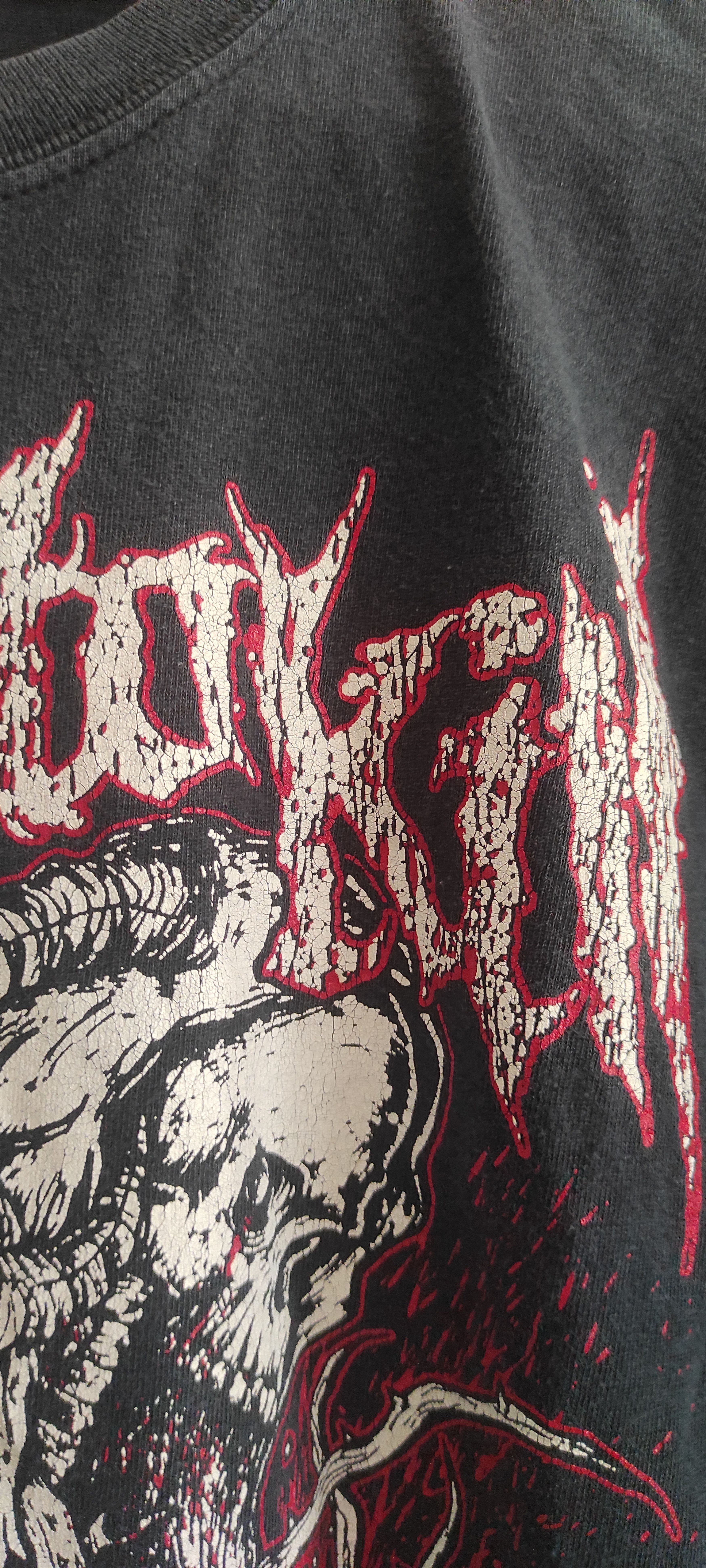 Gildan × Vintage VTG Gildan Graphic Skull Skeleton T shirt Skill To Kill Size US L / EU 52-54 / 3 - 6 Thumbnail