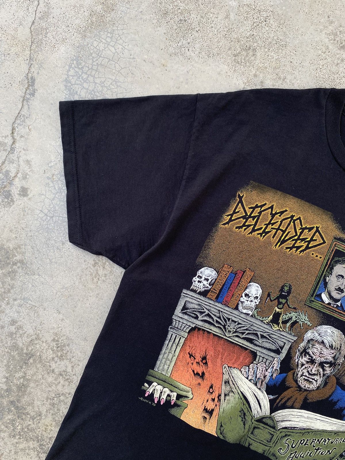 Band Tees Rare🔥Vintage 90s Deceased Death Metal Band Tees Size US XL / EU 56 / 4 - 4 Thumbnail