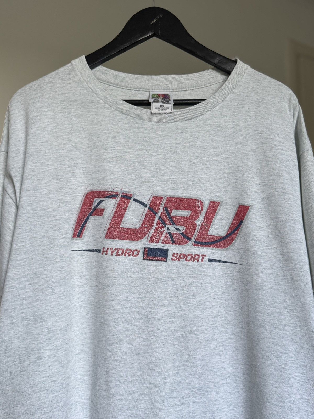 Fubu Vintage 90s Fubu Hydro Sport Vintage Logo Tee Size US XL / EU 56 / 4 - 1 Thumbnail