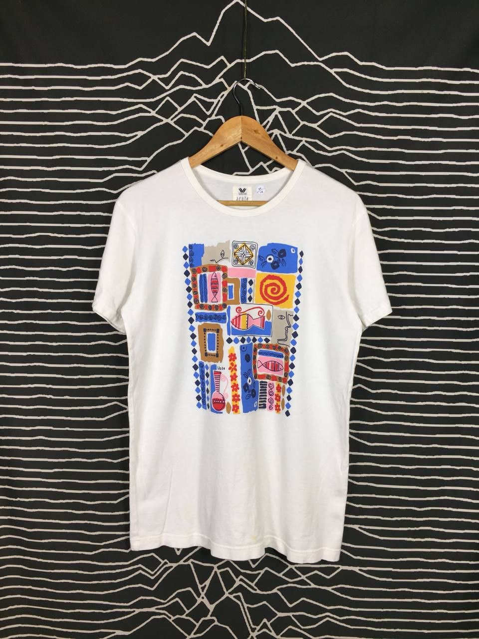 Japanese Brand × Vintage Wacoal Acute Japanese Brand Vase & Fish Pop Art Tee Size US M / EU 48-50 / 2 - 1 Thumbnail