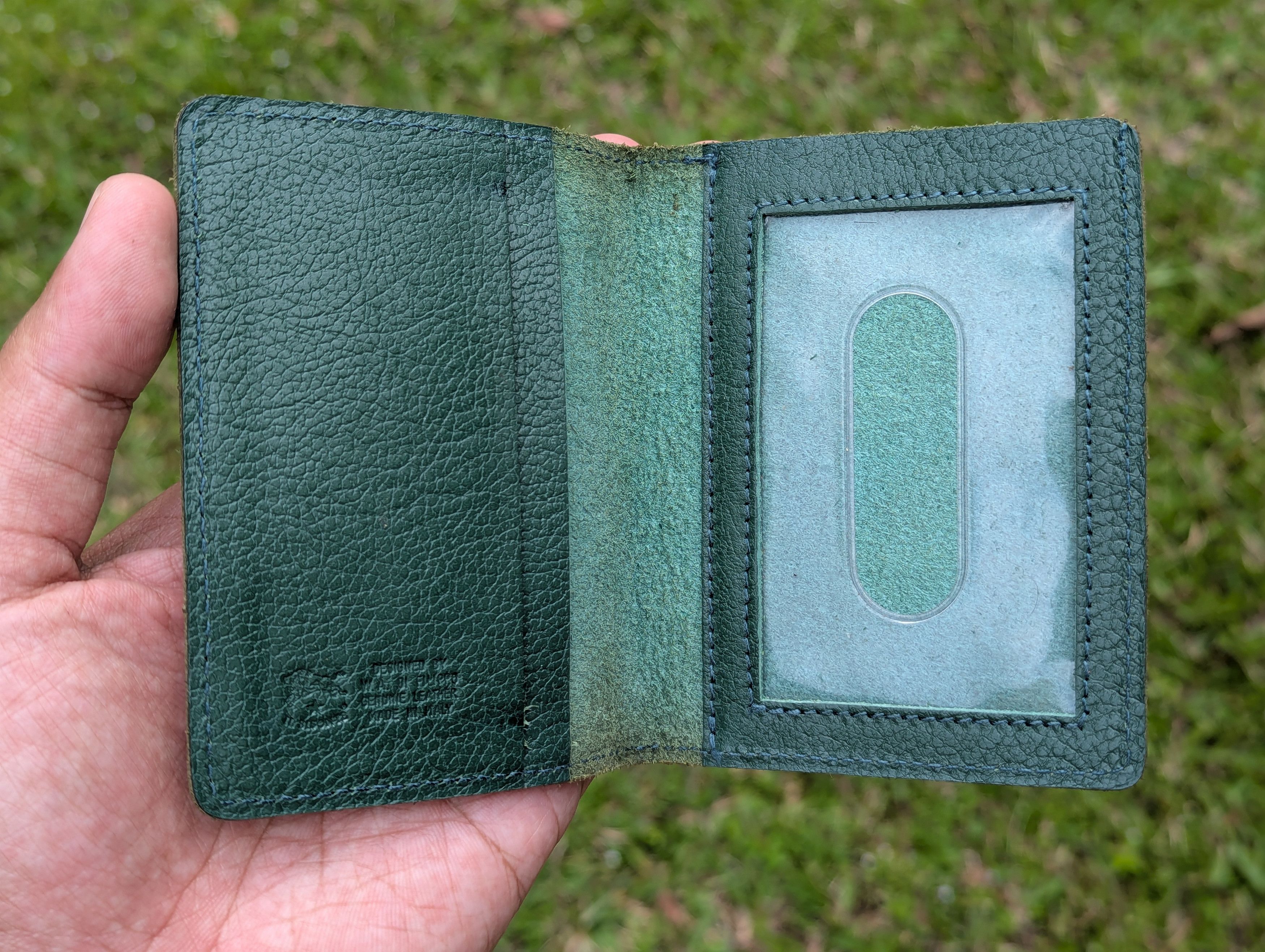 Il Bisonte Il Bisonte Leather Wallet Cardholder Made in Italy Size ONE SIZE - 2 Thumbnail