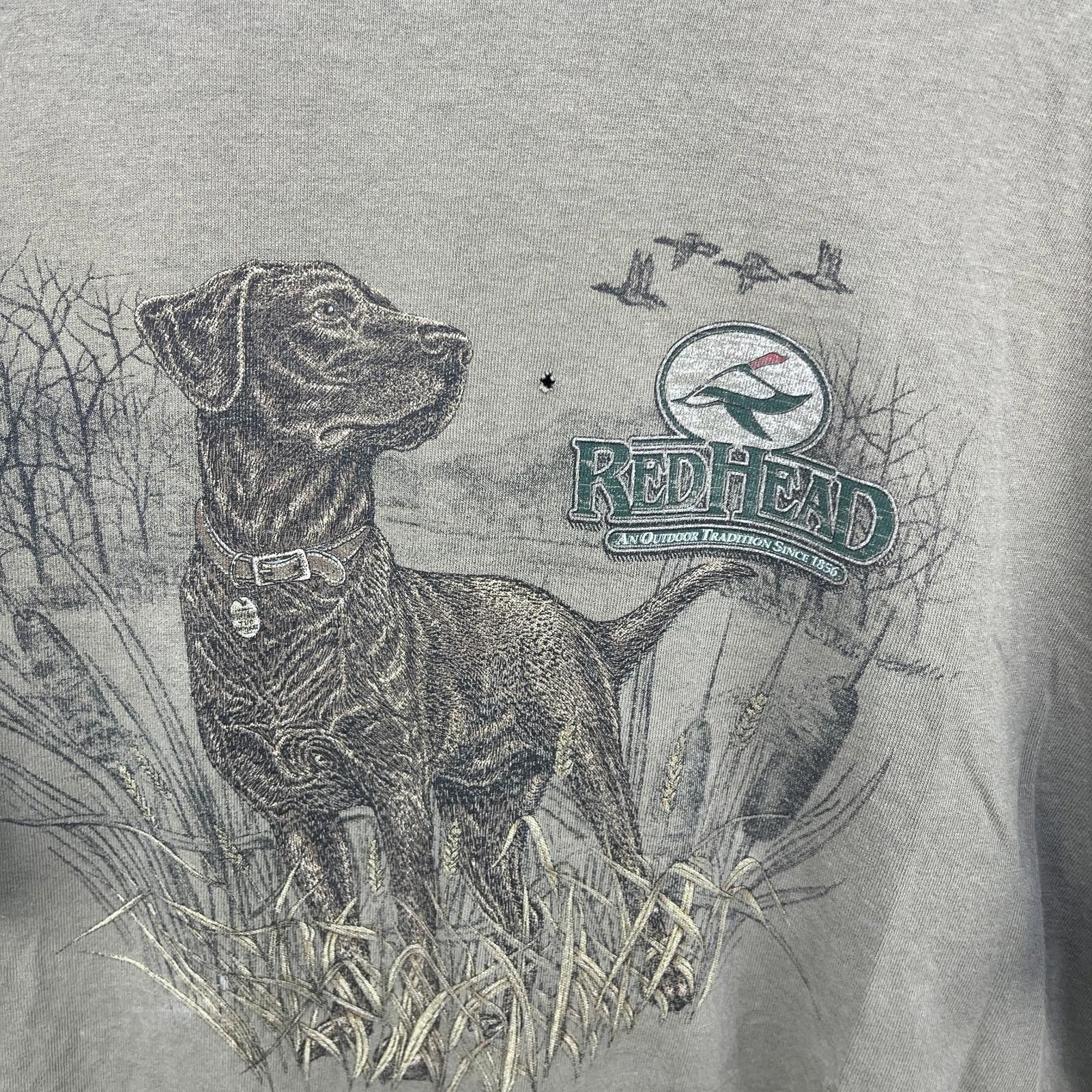 Bass Pro Shops Vintage 90s Bass Pro Shops Redhead Dog Sun Faded T Shirt XL Size US XL / EU 56 / 4 - 3 Thumbnail