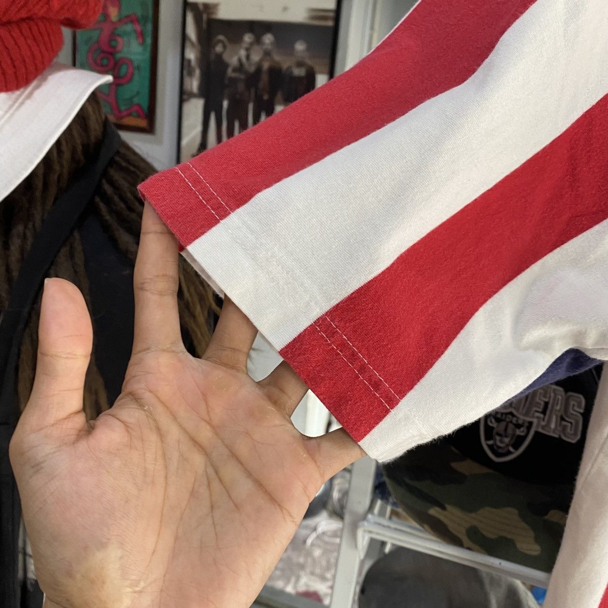 Canterbury of New Zealand × Vintage VERY RARE VINTAGE Canterbury USA Flag Rugby Polo Shirts Size US XXL / EU 58 / 5 - 6 Thumbnail