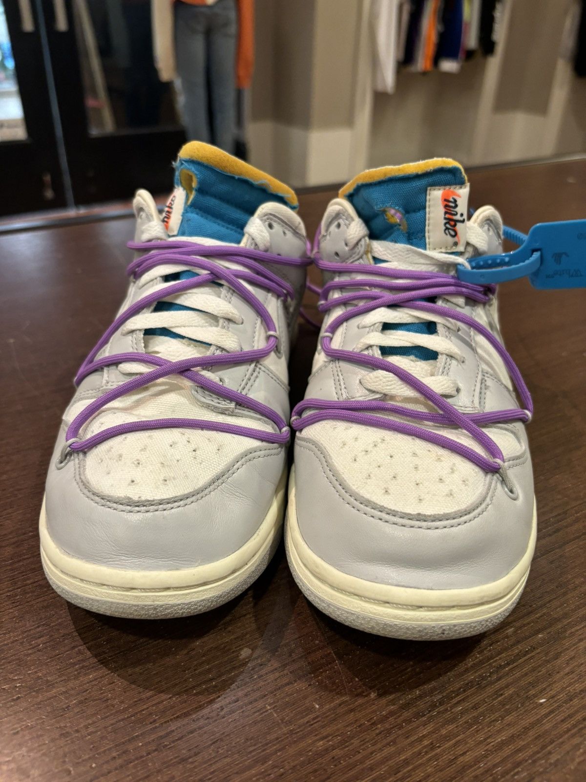 Nike × Off-White Nike Dunk Low Off-White ‘Lot 47’ Size US 9 / EU 42 - 5 Thumbnail