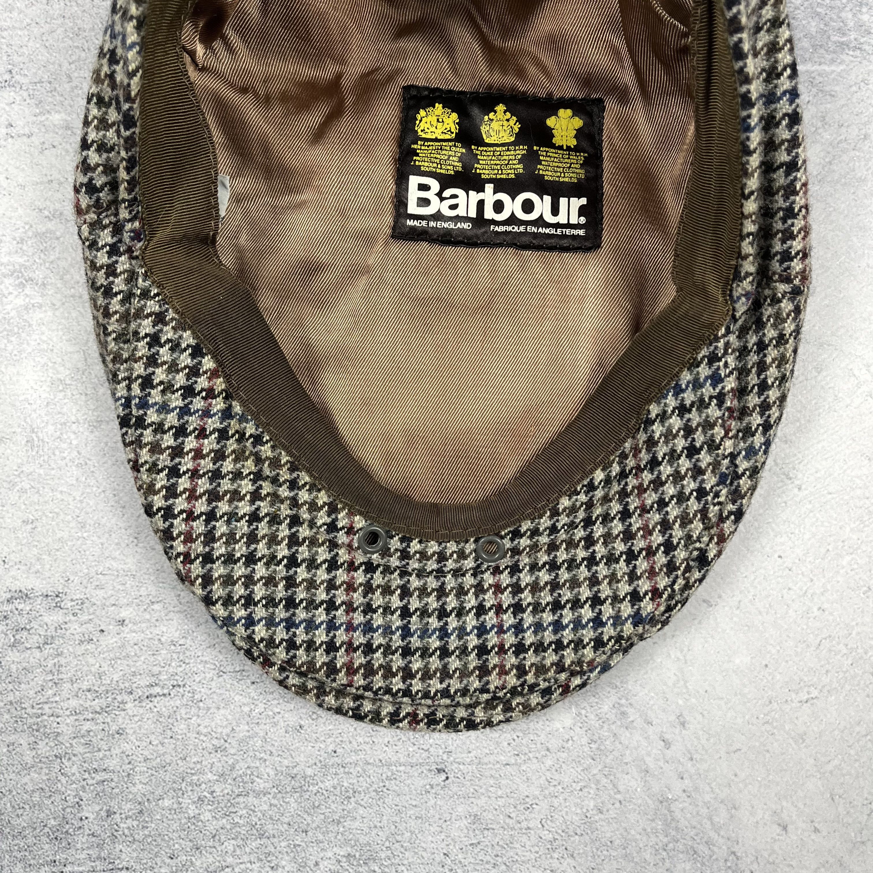 Barbour Vintage Barbour Wool Flat Cap 90’s Size ONE SIZE - 19 Thumbnail