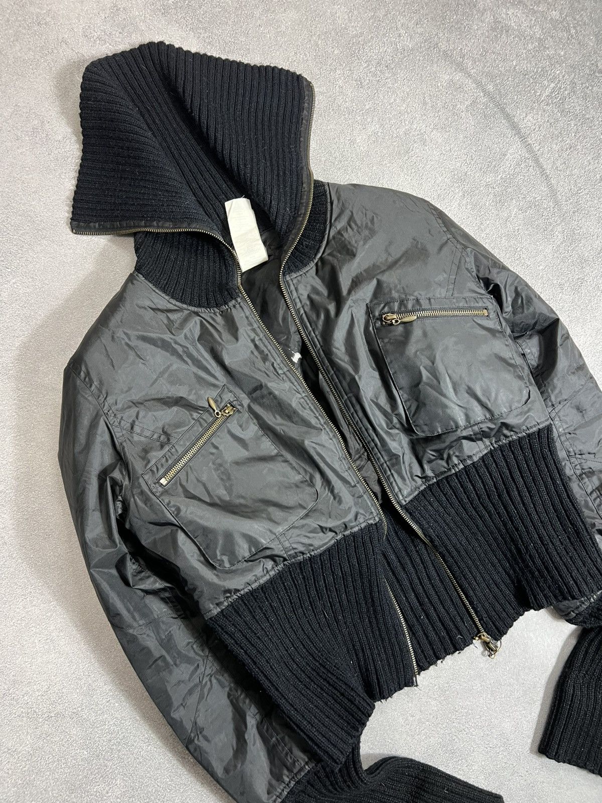 If Six Was Nine VTG If Six Was Nine Style Puffer Bomber Jacket Fur Hood Size US S / EU 44-46 / 1 - 5 Thumbnail