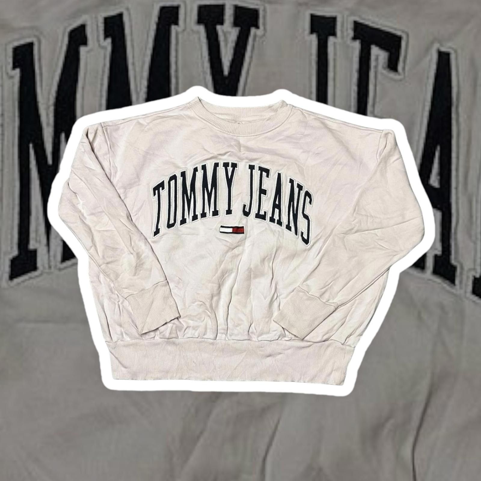 Tommy Jeans Tommy Jeans Vintage Cropped Sweatshirt Size S / US 4 / IT 40 - 1 Thumbnail