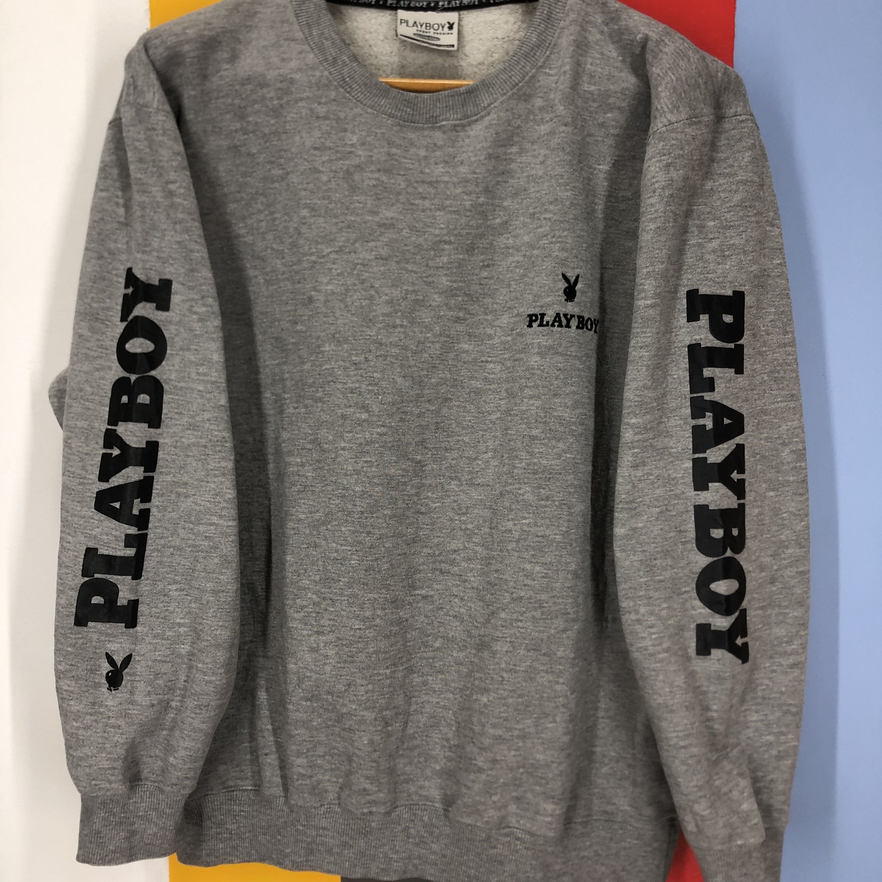 Playboy Vintage PLAYBOY Crew Neck Sweatshirt #1641/03 Size US L / EU 52-54 / 3 - 6 Thumbnail