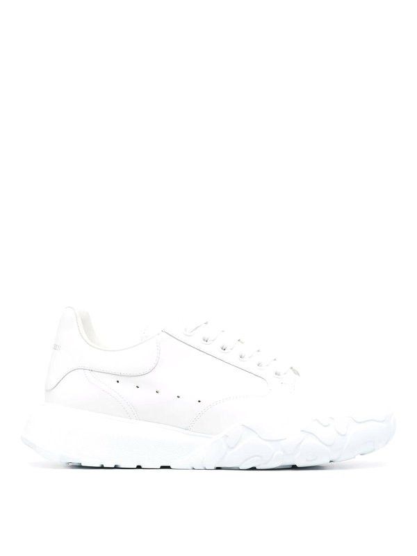Alexander McQueen o1w1db10725 Court Trainer in White Size US 7 / EU 40 - 1 Thumbnail