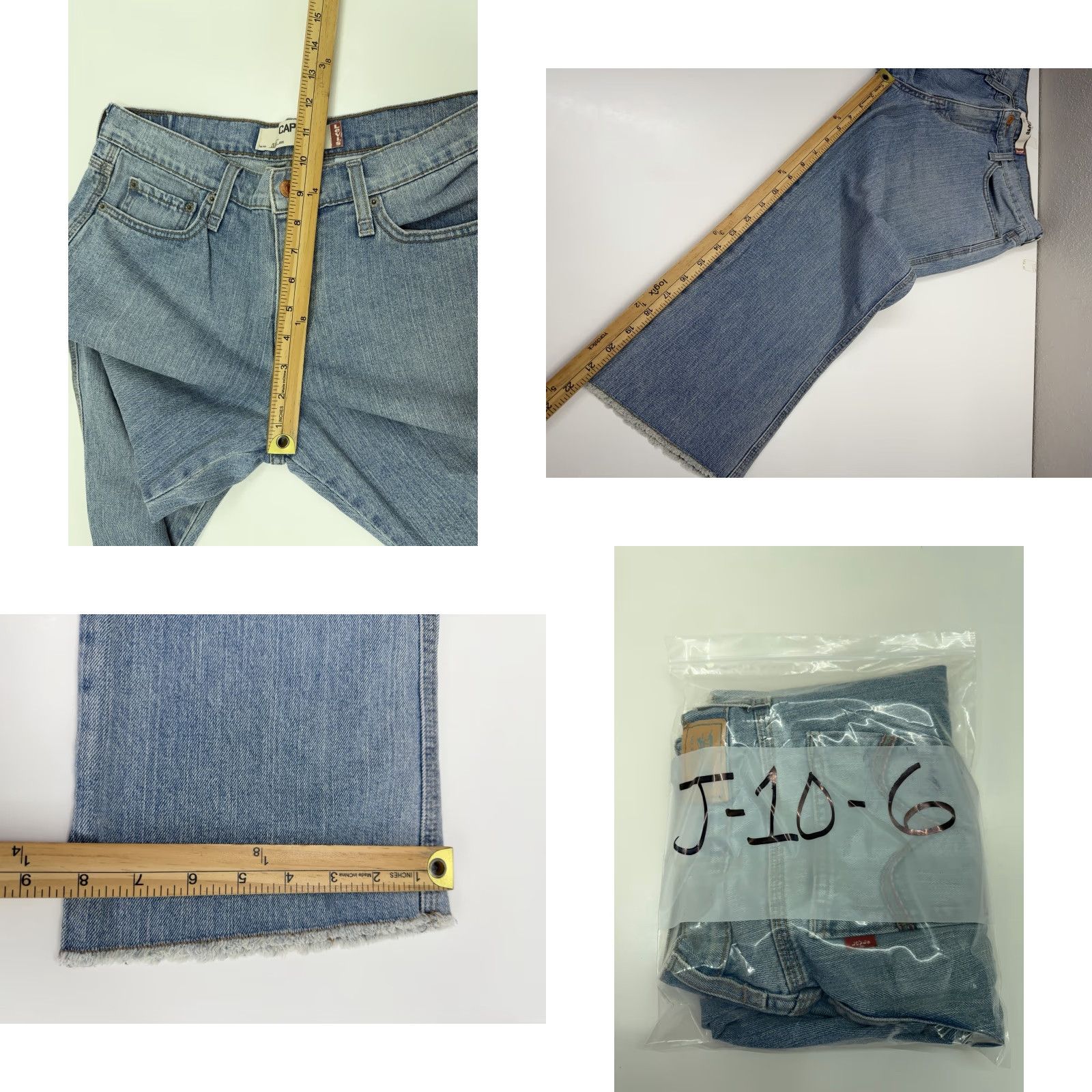 Levi's Levi's Capris Womens Size 10 515 Denim Cut Offs Size ONE SIZE - 8 Thumbnail