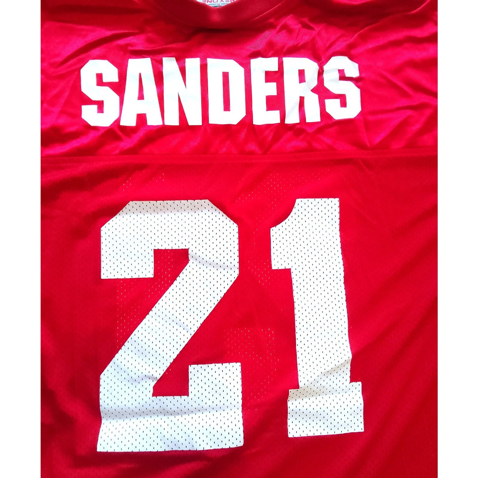 NFL × Starter SF 49ers DEION 1994 Sanders #21 APEX jersey L red NFL vtg Size US L / EU 52-54 / 3 - 7 Thumbnail