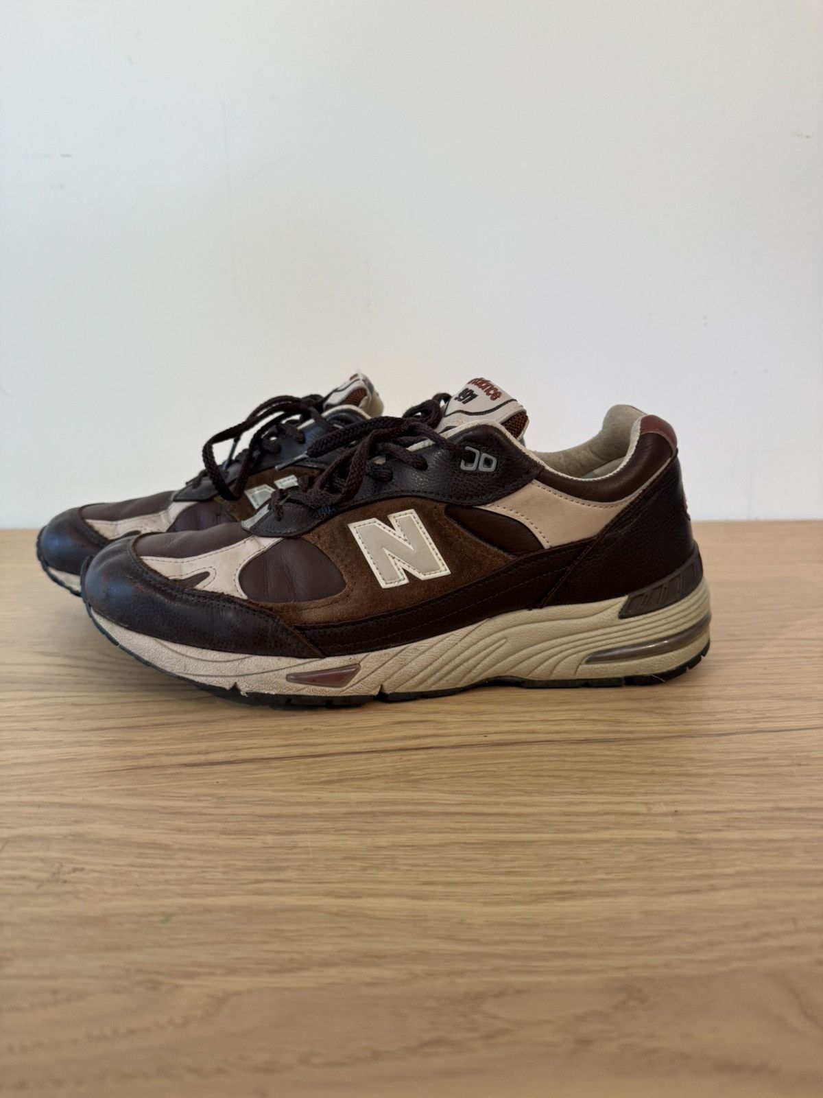 New Balance New Balance 991 Made in England Brown Leather (Mens 11) Size US 11 / EU 44 - 2 Thumbnail