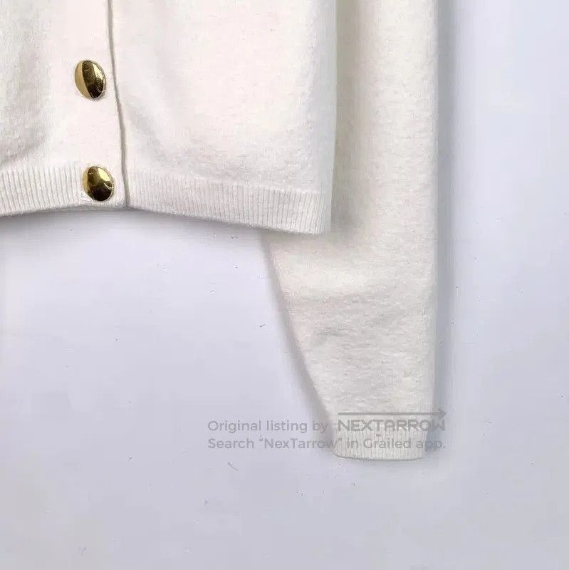 Louis Vuitton Louis Vuitton White Wool Cardigan for Women . Size XS / US 0-2 / IT 36-38 - 4 Thumbnail