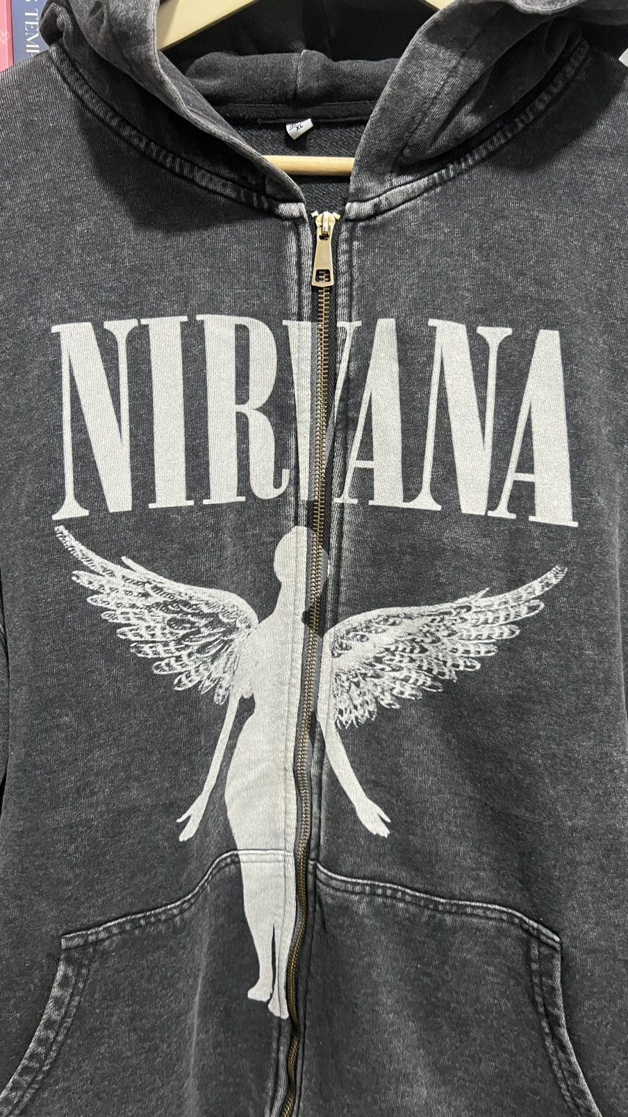 Nirvana Nirvana In Utero 1993 Tour Zipper Hoodie Size US XL / EU 56 / 4 - 6 Thumbnail