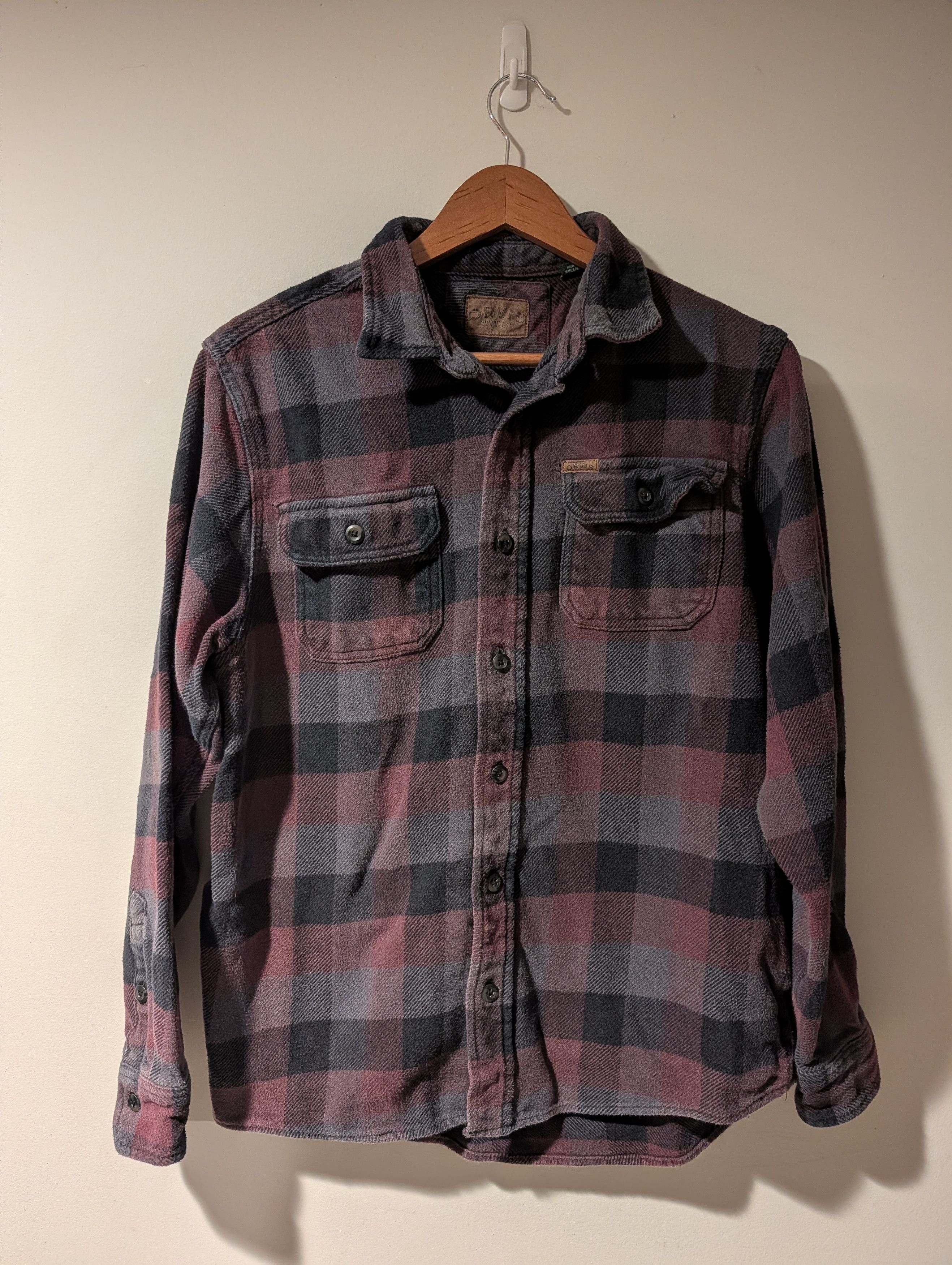 Orvis Orvis Fleece Lined Plaid Flannel Shirt Jacket Shacket Size US M / EU 48-50 / 2 - 1 Thumbnail