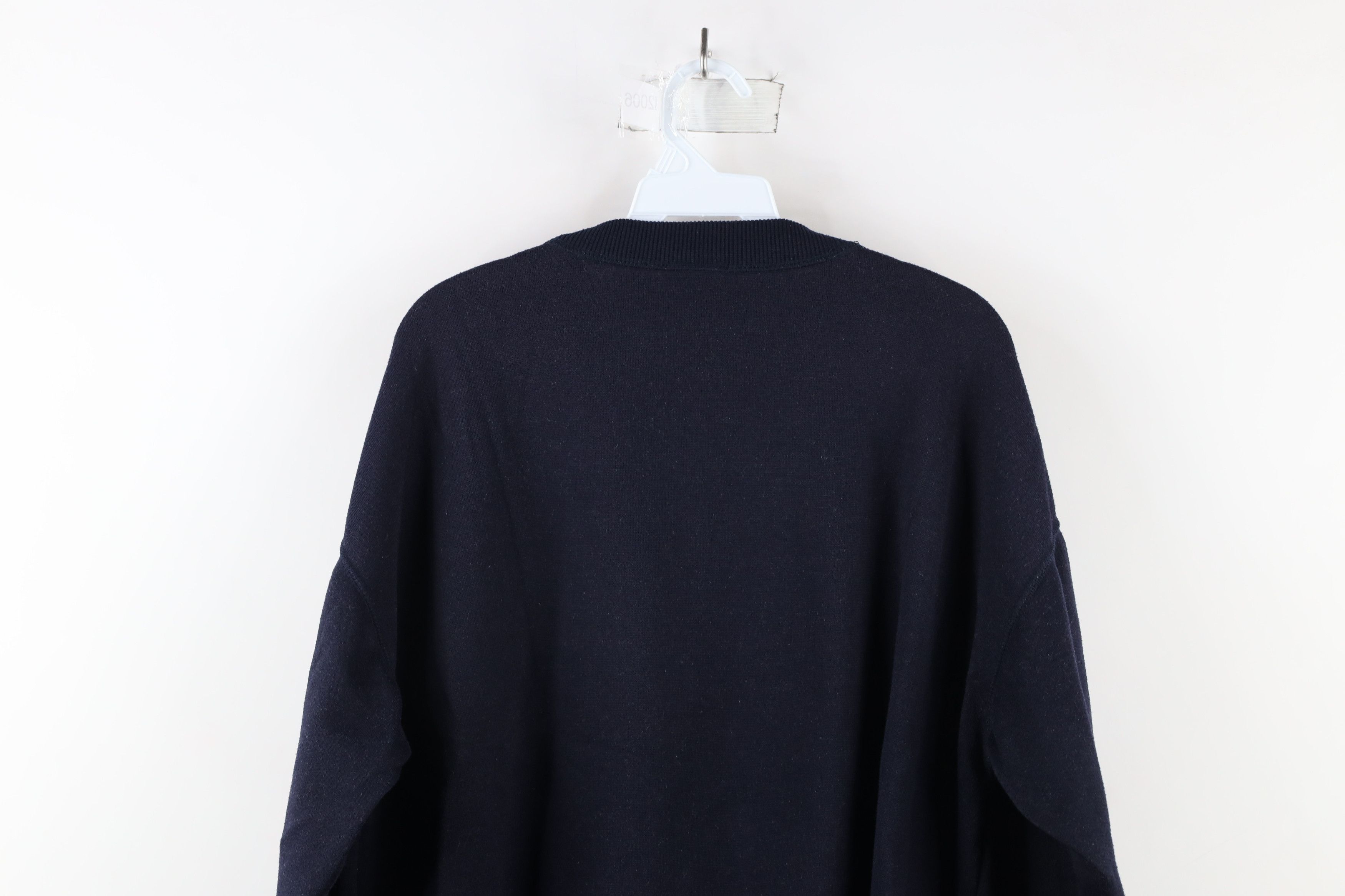 Vintage Vintage 90s Bugle Boys Crest Crewneck Sweatshirt Blue Size US L / EU 52-54 / 3 - 7 Thumbnail