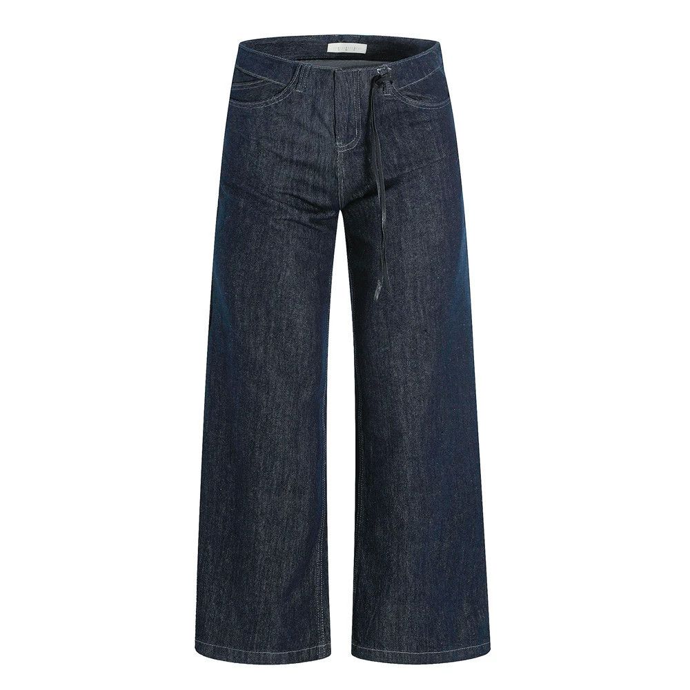 Jean American high street casual straight loose wide-leg jeans Size US 32 / EU 48 - 1 Thumbnail